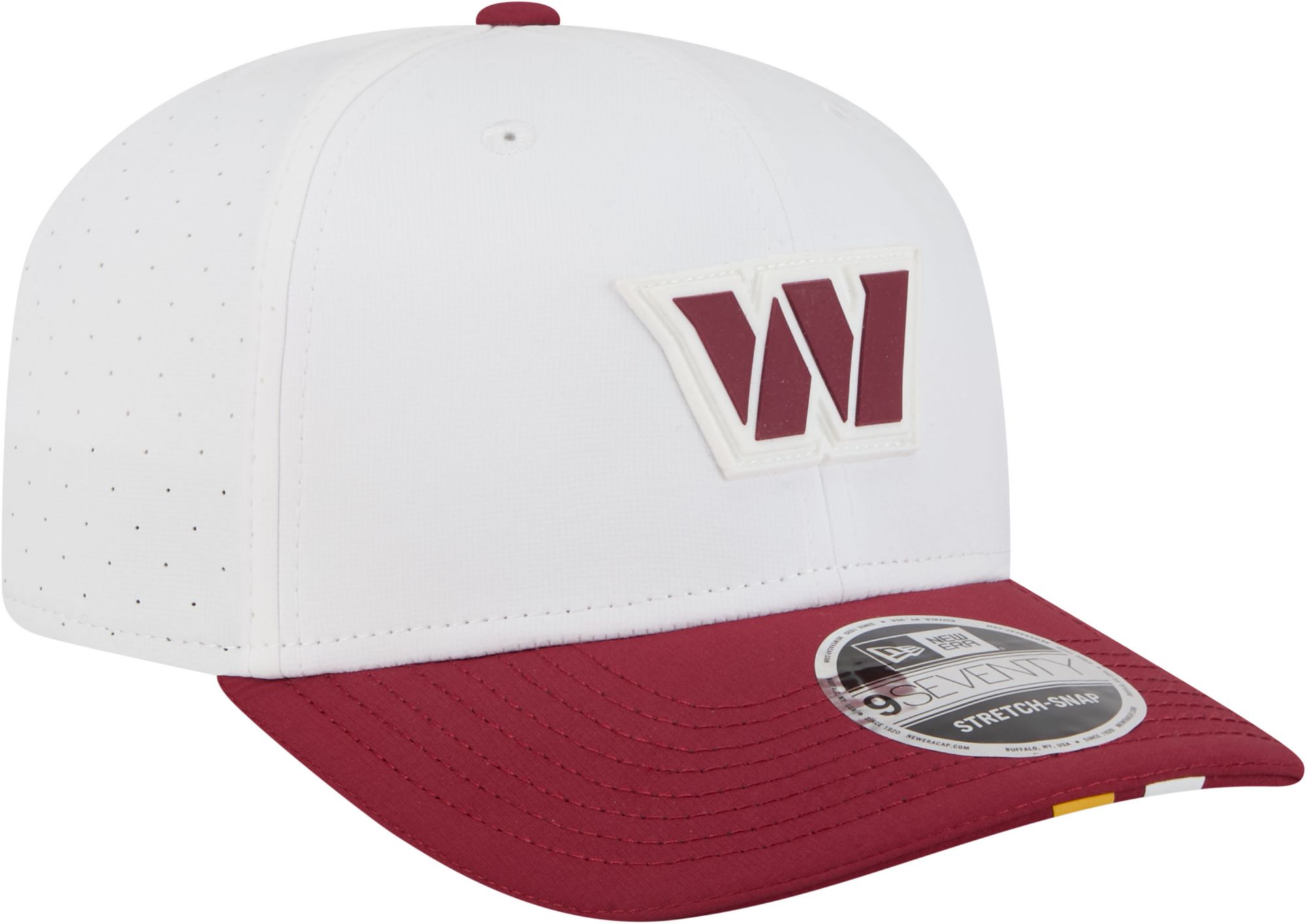 New Era Adult Washington Commanders Training Camp 2025 White 9Seventy Adjustable Hat product image