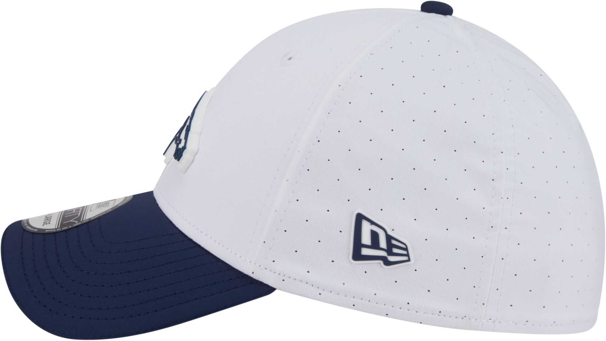 New Era Adult Denver Broncos Training Camp 2025 White 39Thirty Stretch Fit Hat product image