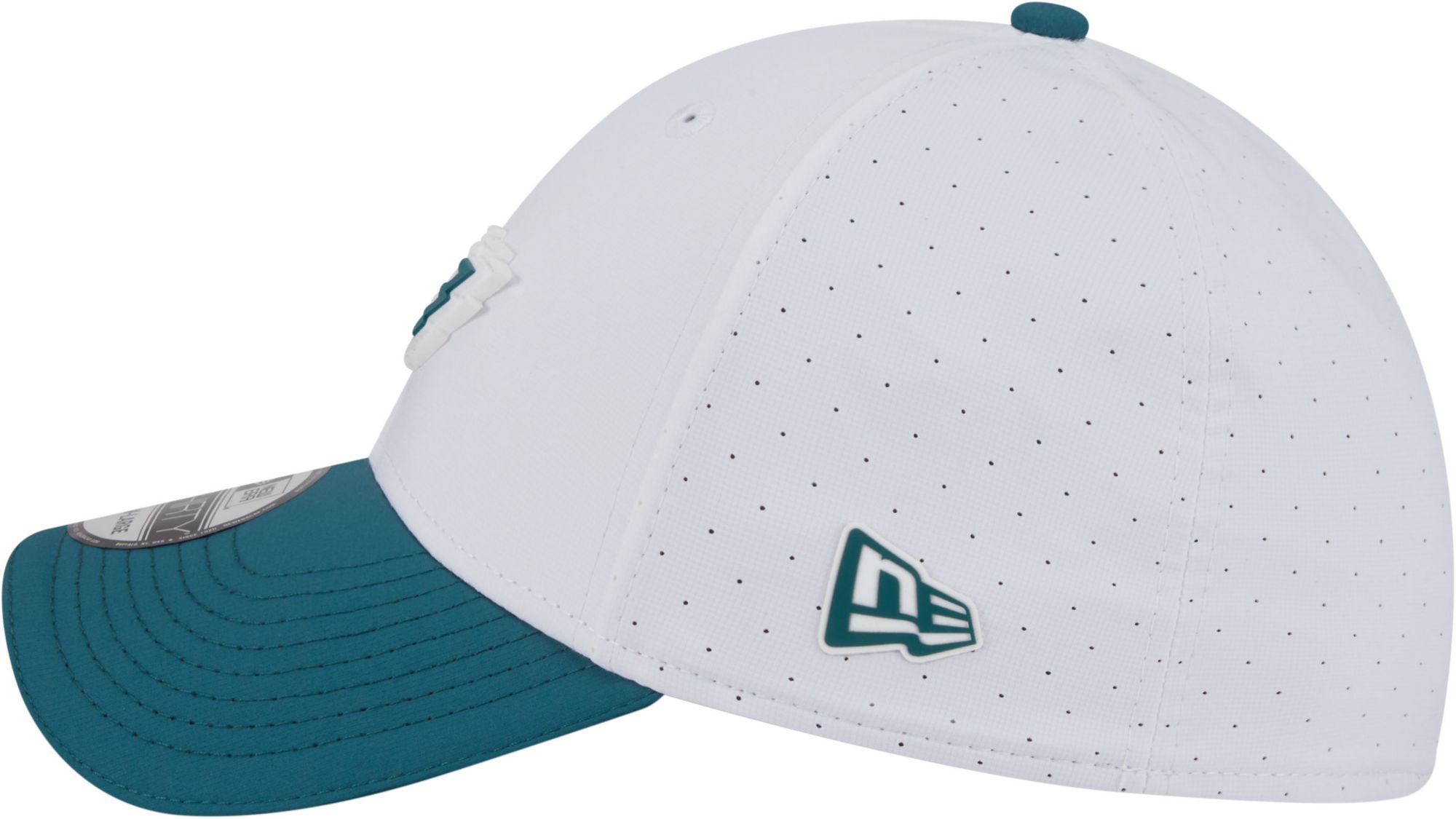 New Era Adult Philadelphia Eagles Training Camp 2025 White 39Thirty Stretch Fit Hat product image