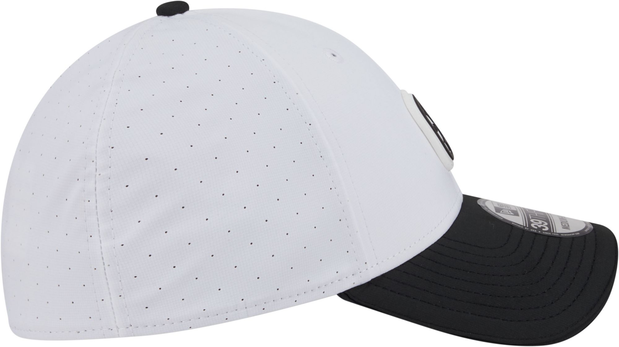 New Era Adult Pittsburgh Steelers Training Camp 2025 White 39Thirty Stretch Fit Hat product image