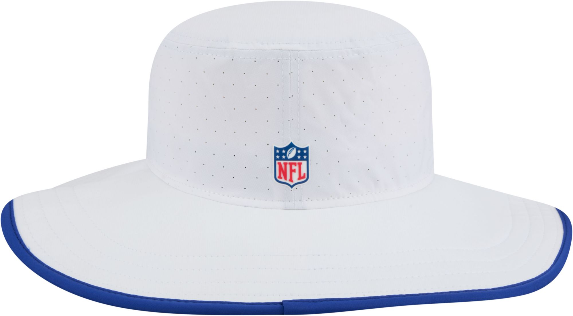 New Era Adult Buffalo Bills Training Camp 2025 Panama White Adjustable Bucket Hat product image