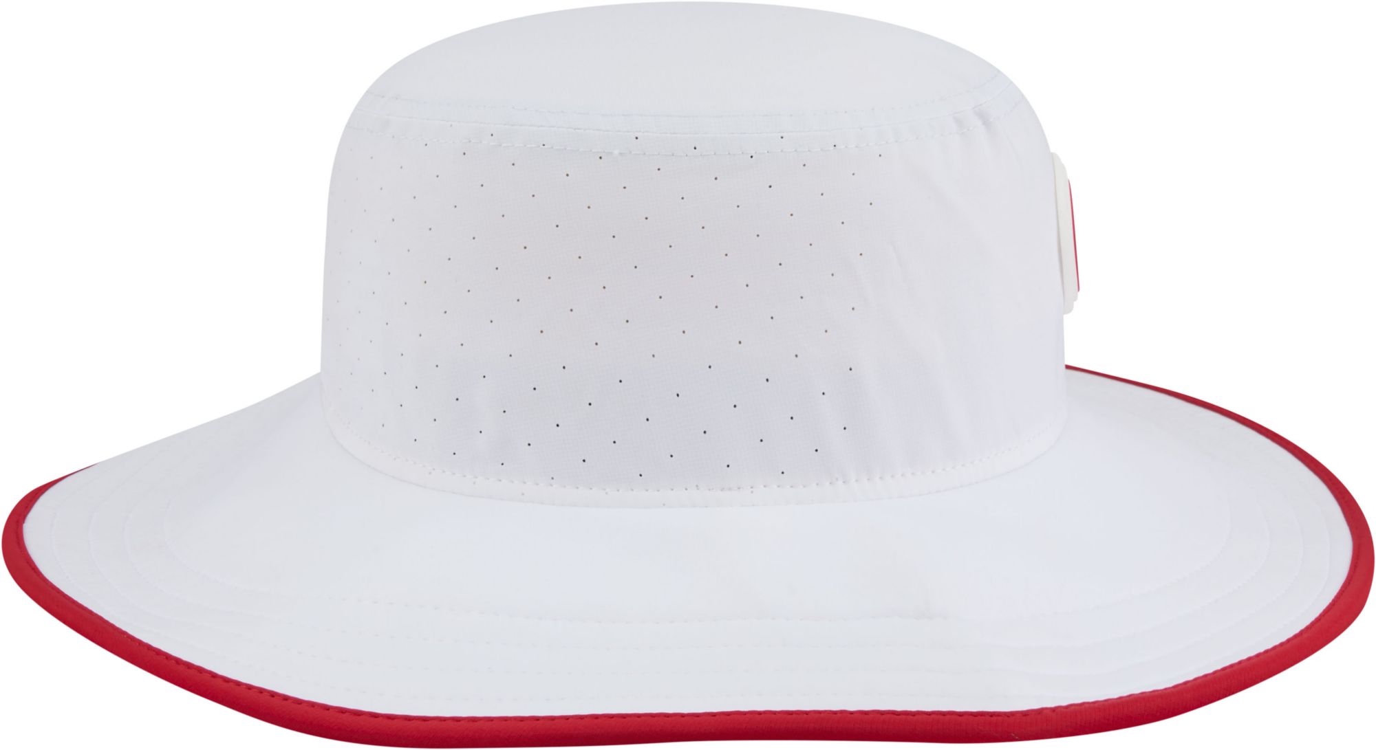 New Era Adult San Francisco 49ers Training Camp 2025 Panama White Adjustable Bucket Hat product image