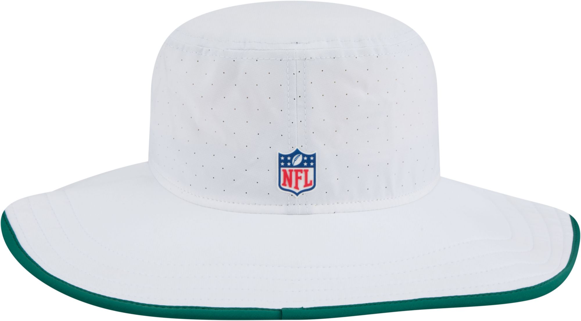New Era Adult New York Jets Training Camp 2025 Panama White Adjustable Bucket Hat product image