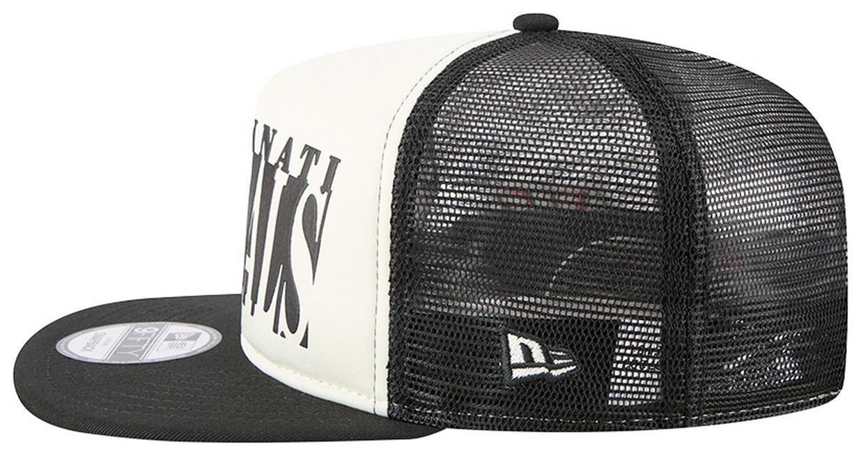 New Era Adult Cincinnati Bengals Black Team Cutout 9Fifty Adjustable Hat product image