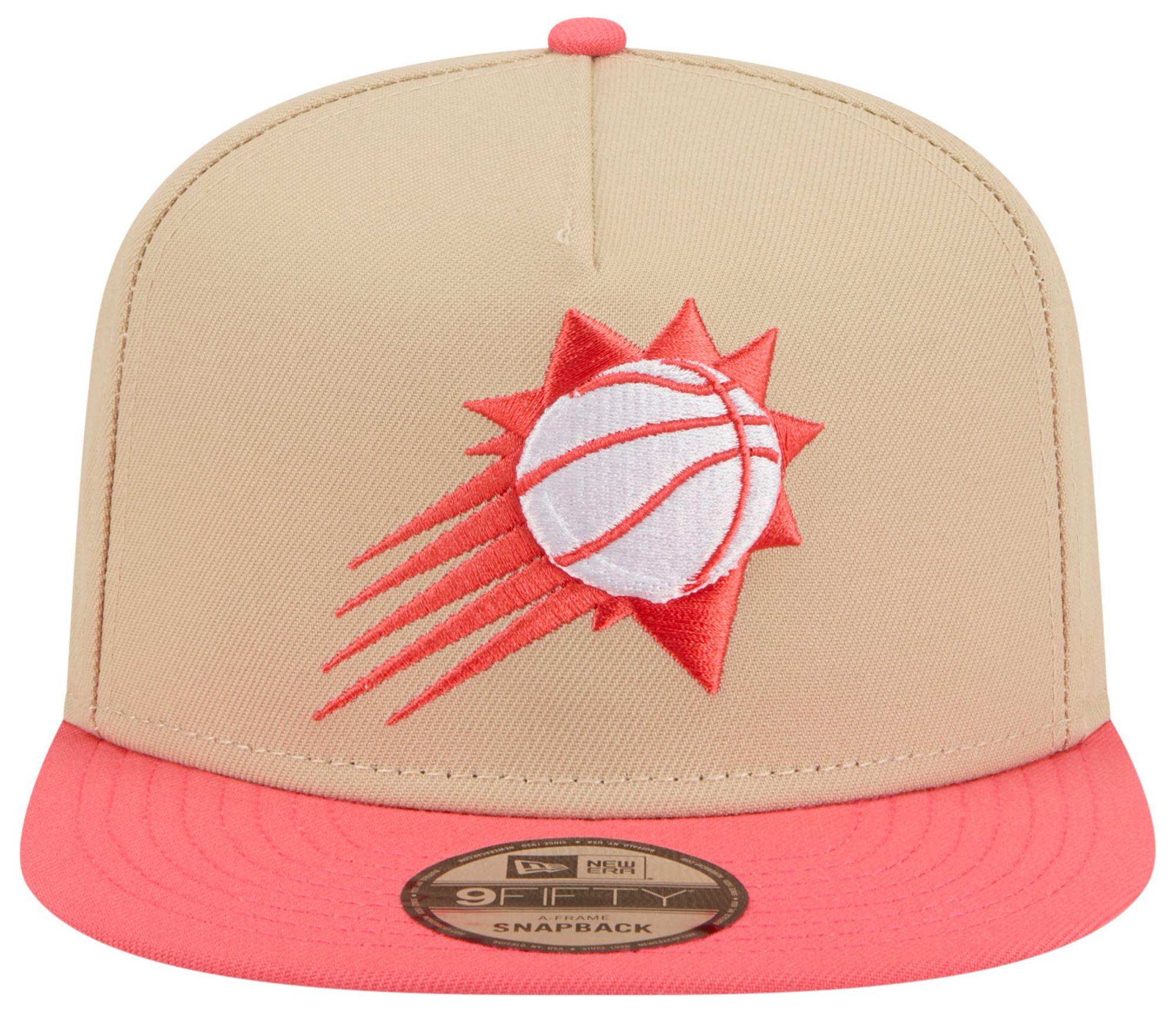 New Era Adult Phoenix Suns Tan Two Tone 9Fifty A-Frame Adjustable Hat product image