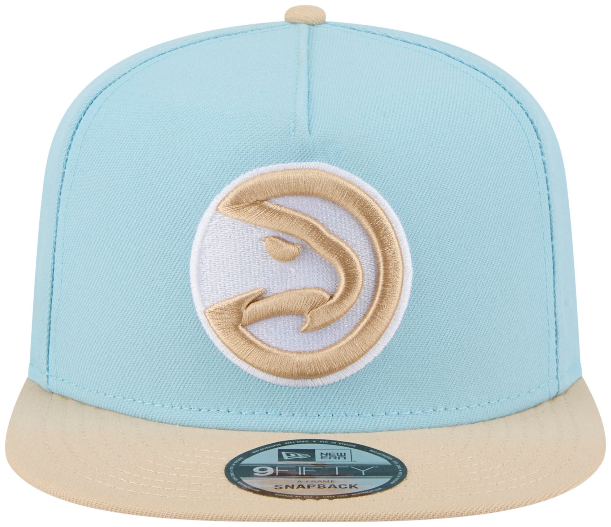 New Era Adult Atlanta Hawks Blue Two Tone 9Fifty A-Frame Adjustable Hat product image