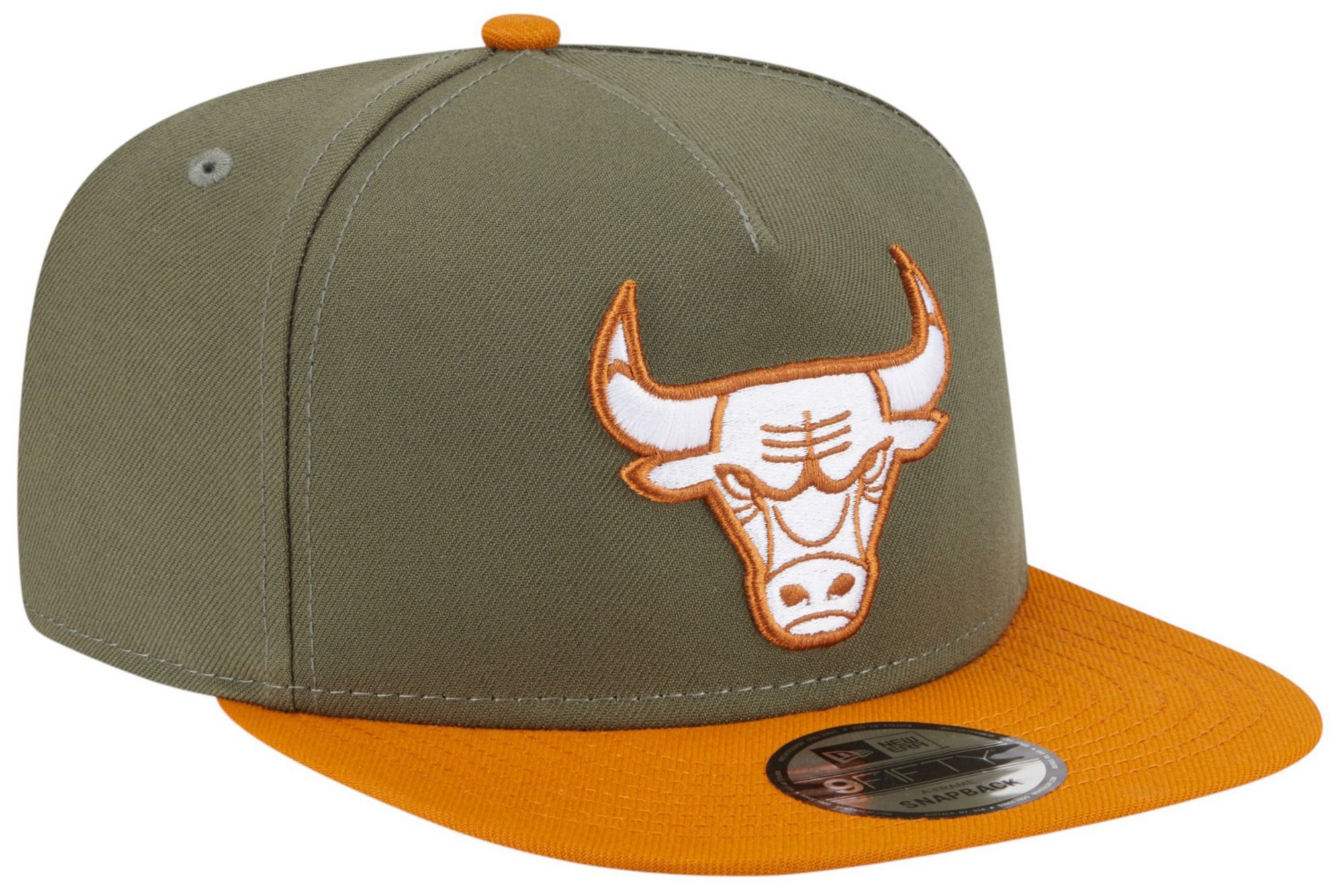 New Era Adult Chicago Bulls Green Two Tone 9Fifty A-Frame Adjustable Hat product image