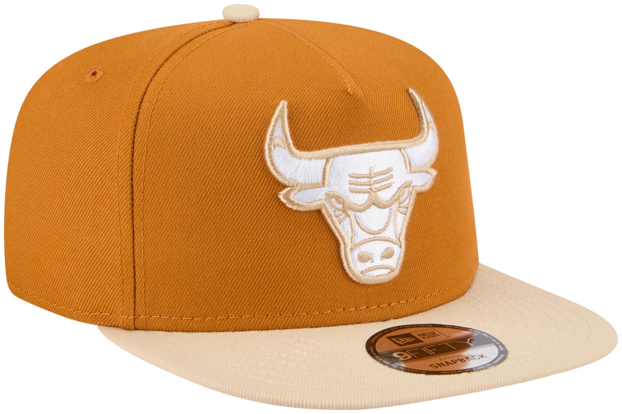 New Era Adult Chicago Bulls Brown Two Tone 9Fifty A-Frame Adjustable Hat product image