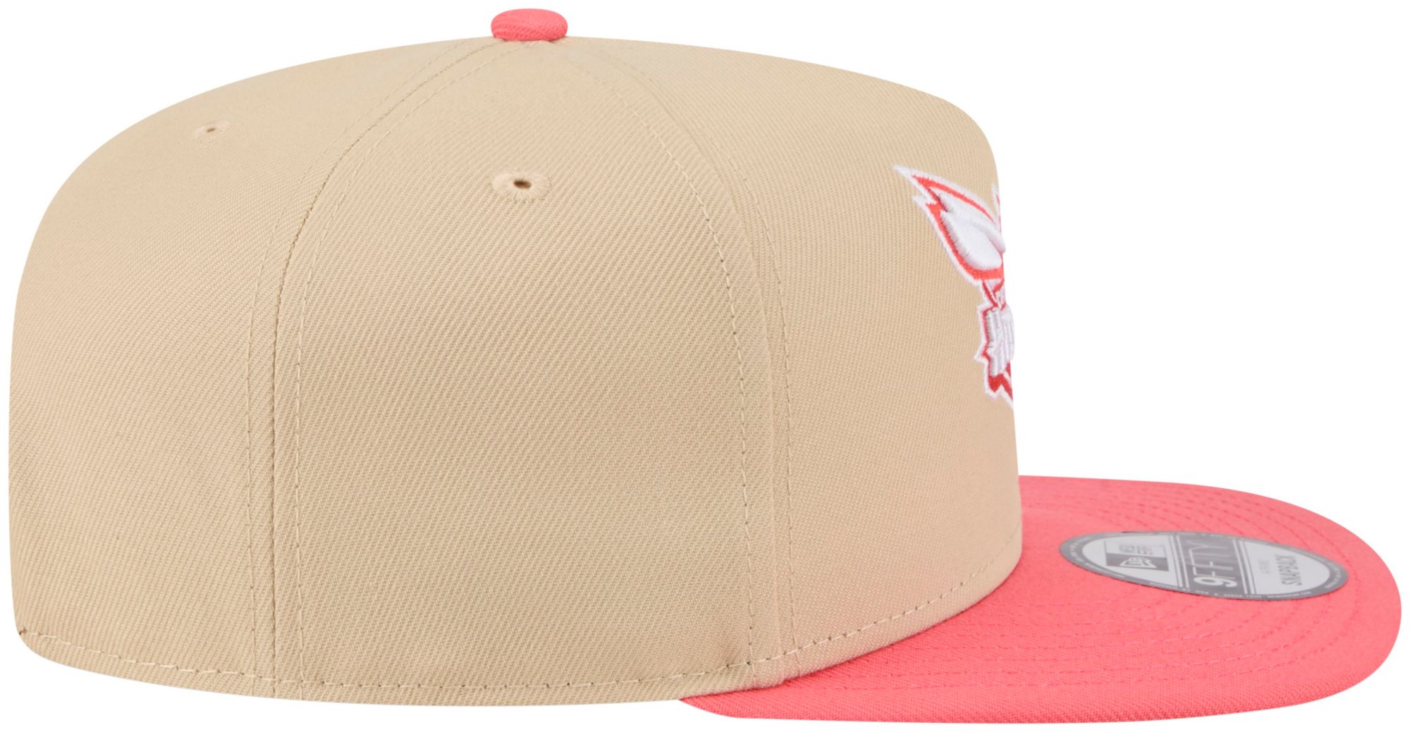 New Era Adult Charlotte Hornets Tan Two Tone 9Fifty A-Frame Adjustable Hat product image
