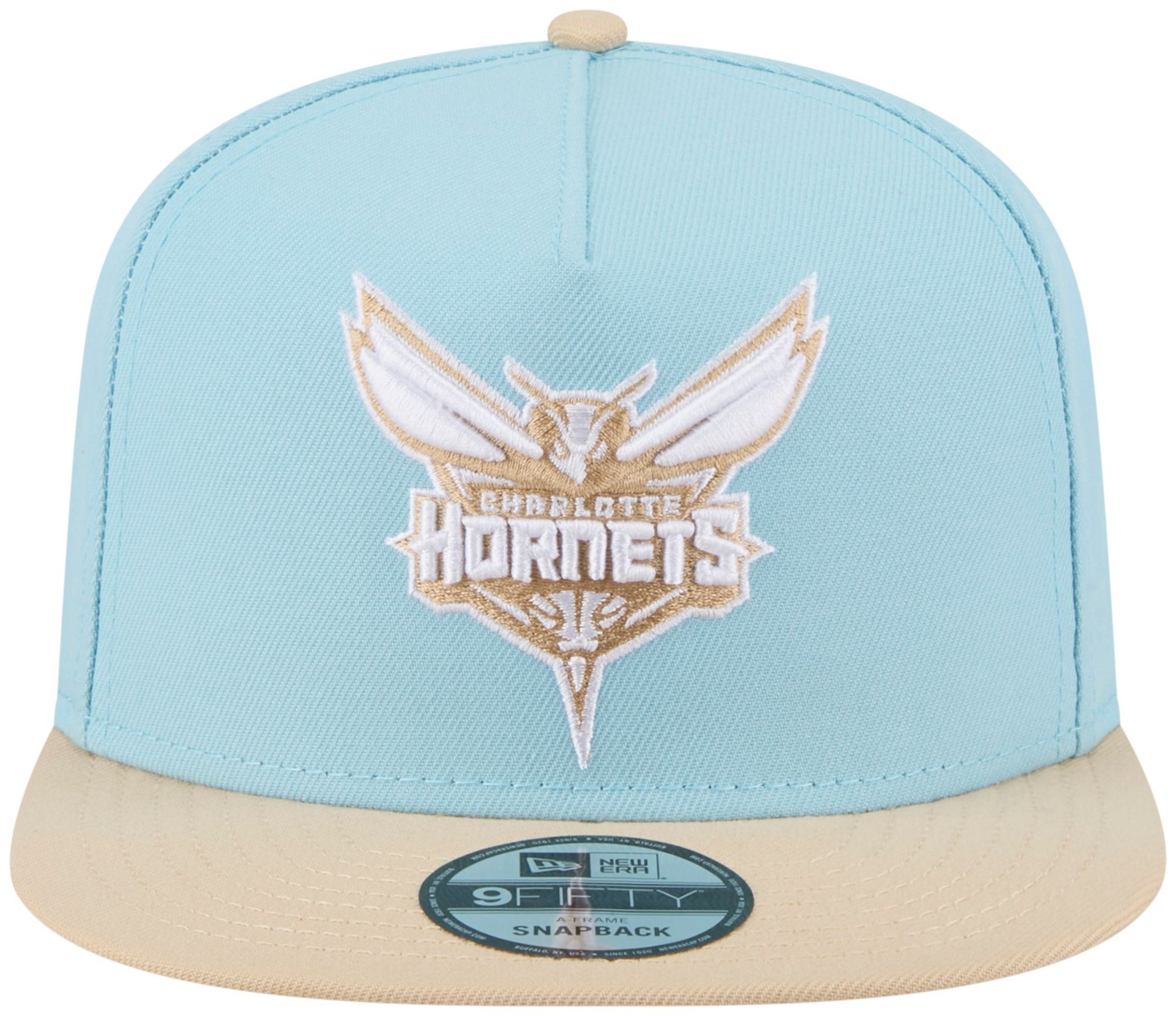 New Era Adult Charlotte Hornets Blue Two Tone 9Fifty A-Frame Adjustable Hat product image