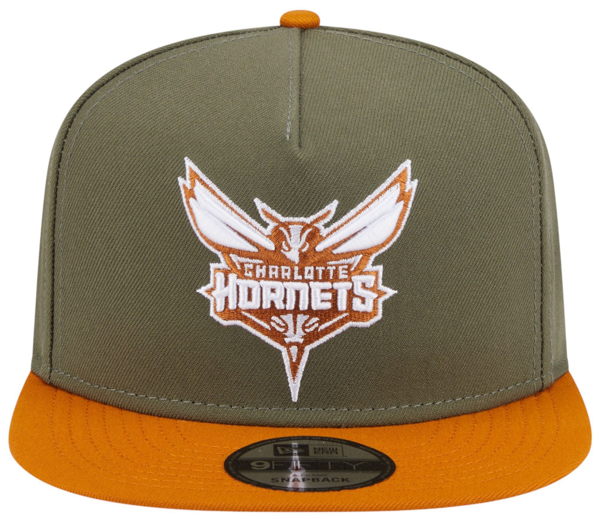 New Era Adult Charlotte Hornets Green Two Tone 9Fifty A-Frame Adjustable Hat product image