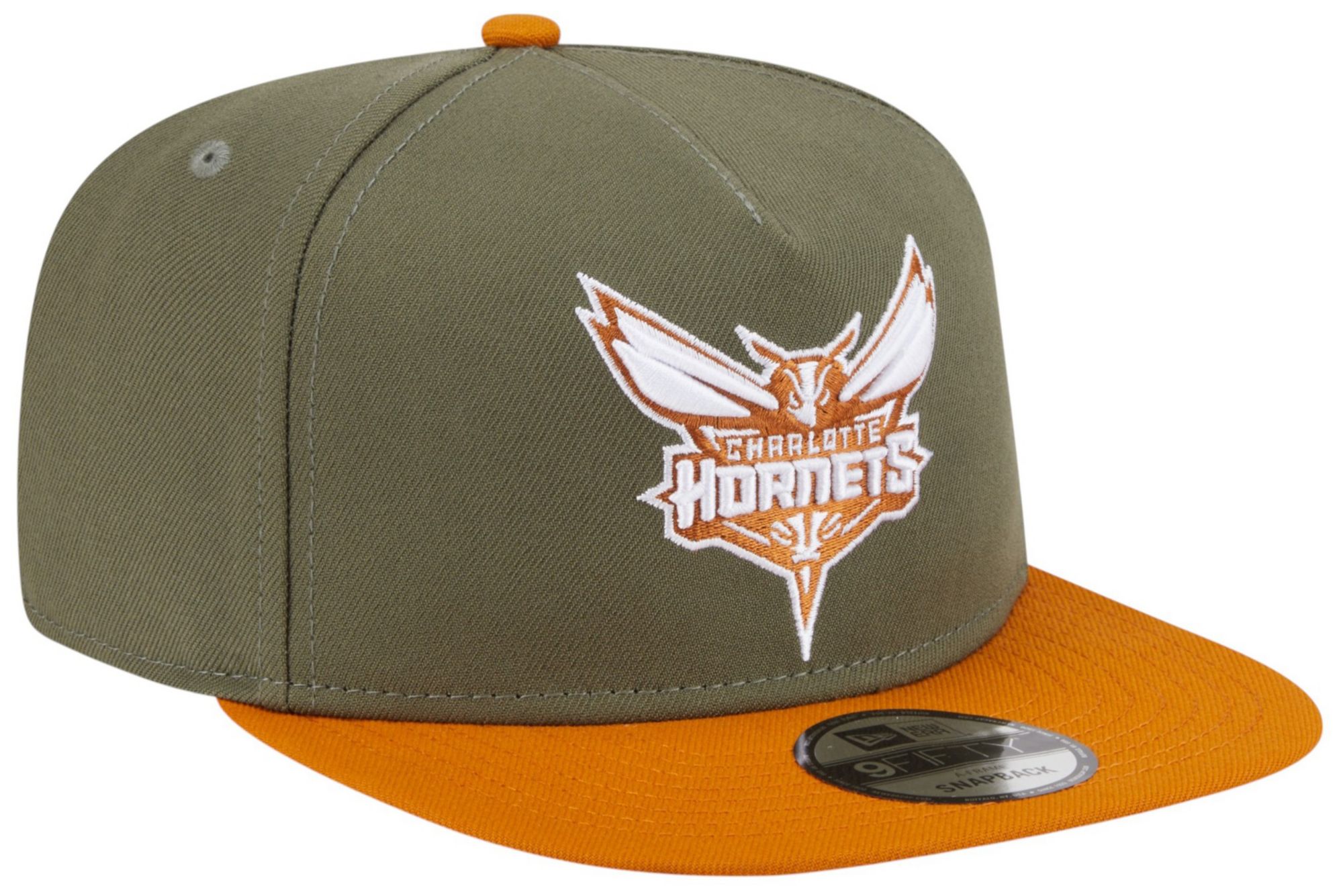 New Era Adult Charlotte Hornets Green Two Tone 9Fifty A-Frame Adjustable Hat product image