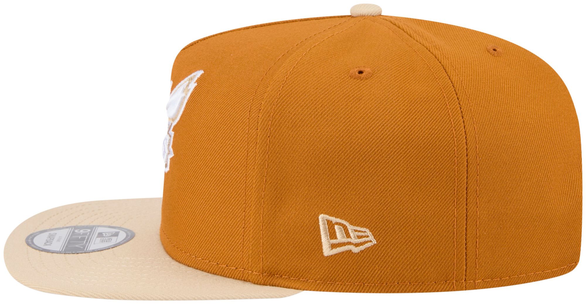 New Era Adult Charlotte Hornets Brown Two Tone 9Fifty A-Frame Adjustable Hat product image