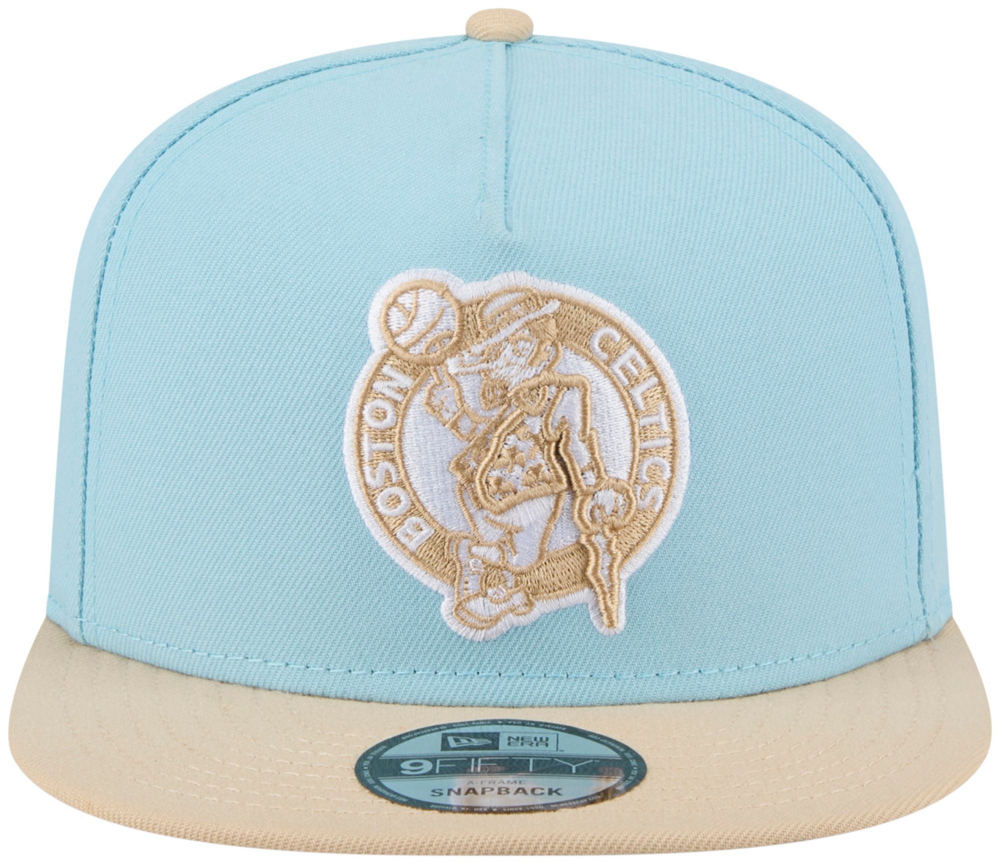 New Era Adult Boston Celtics Blue Two Tone 9Fifty A-Frame Adjustable Hat product image