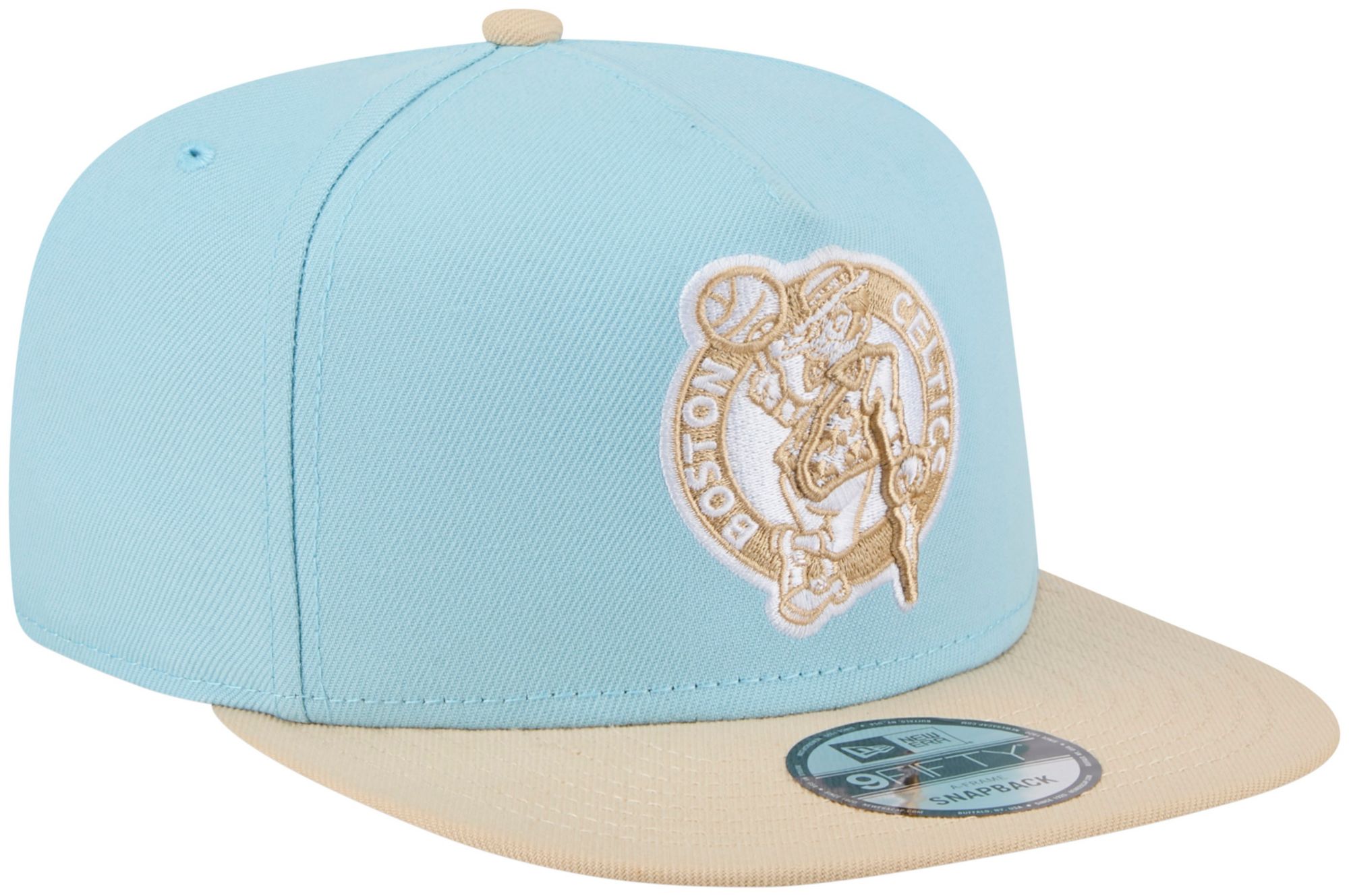 New Era Adult Boston Celtics Blue Two Tone 9Fifty A-Frame Adjustable Hat product image