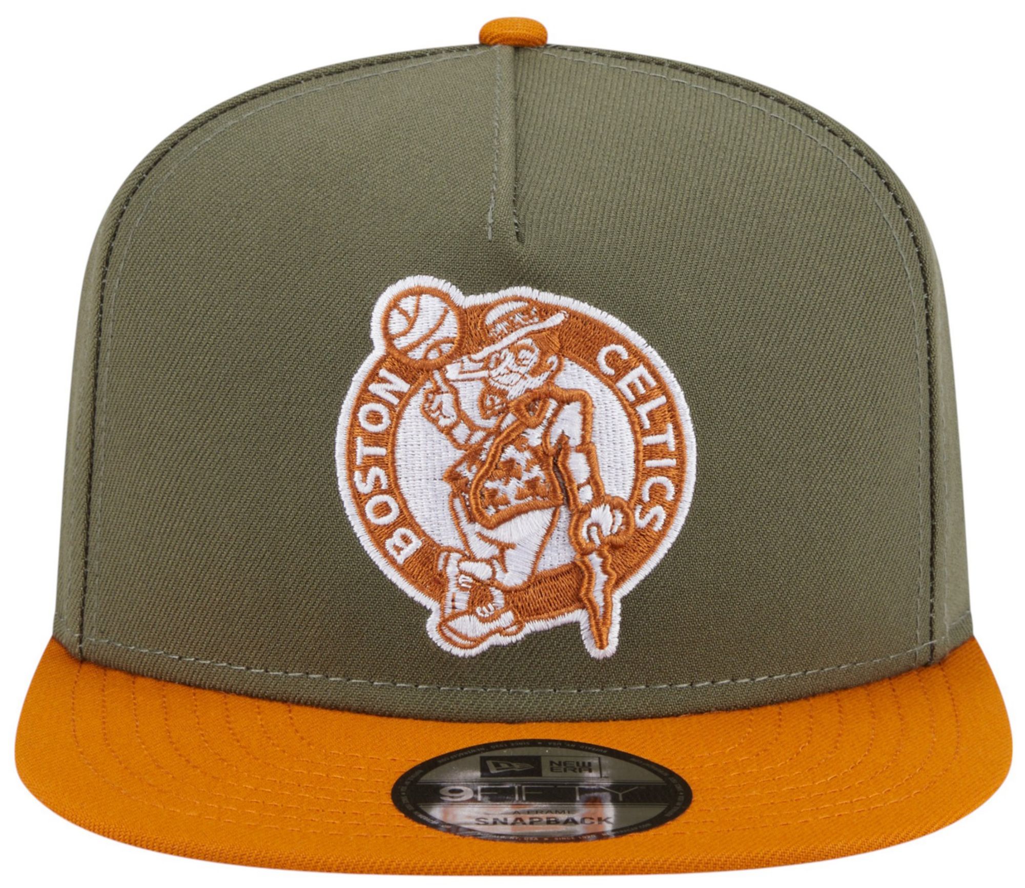 New Era Adult Boston Celtics Green Two Tone 9Fifty A-Frame Adjustable Hat product image