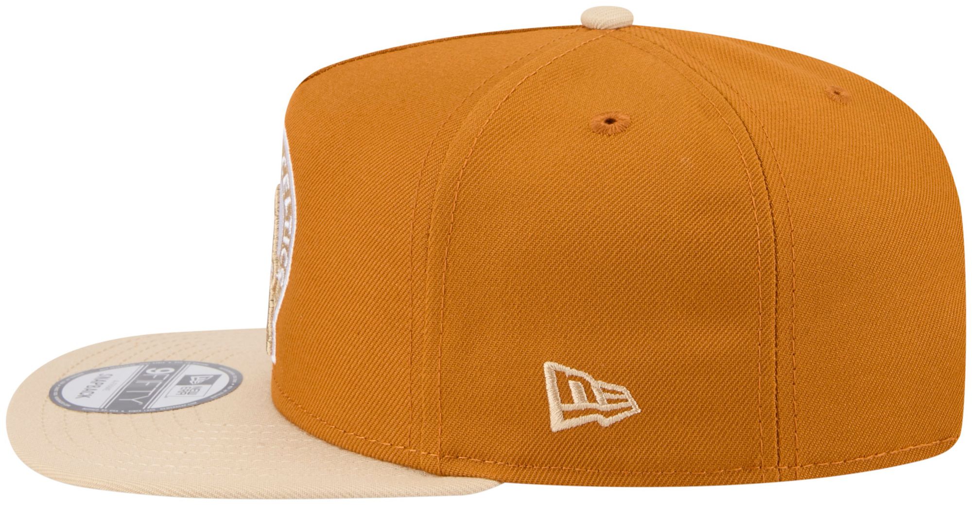 New Era Adult Boston Celtics Brown Two Tone 9Fifty A-Frame Adjustable Hat product image