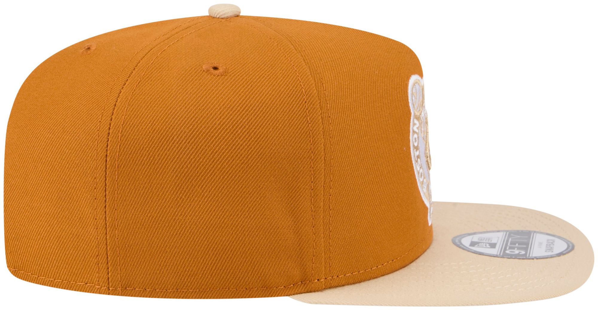 New Era Adult Boston Celtics Brown Two Tone 9Fifty A-Frame Adjustable Hat product image