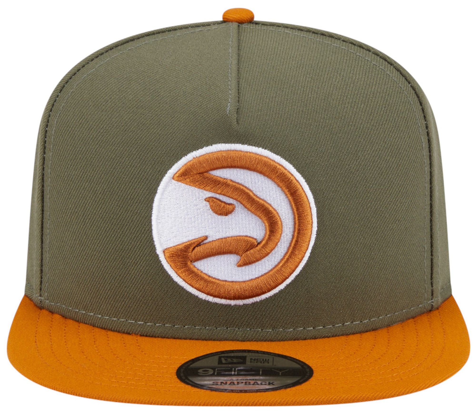 New Era Adult Atlanta Hawks Green Two Tone 9Fifty A-Frame Adjustable Hat product image