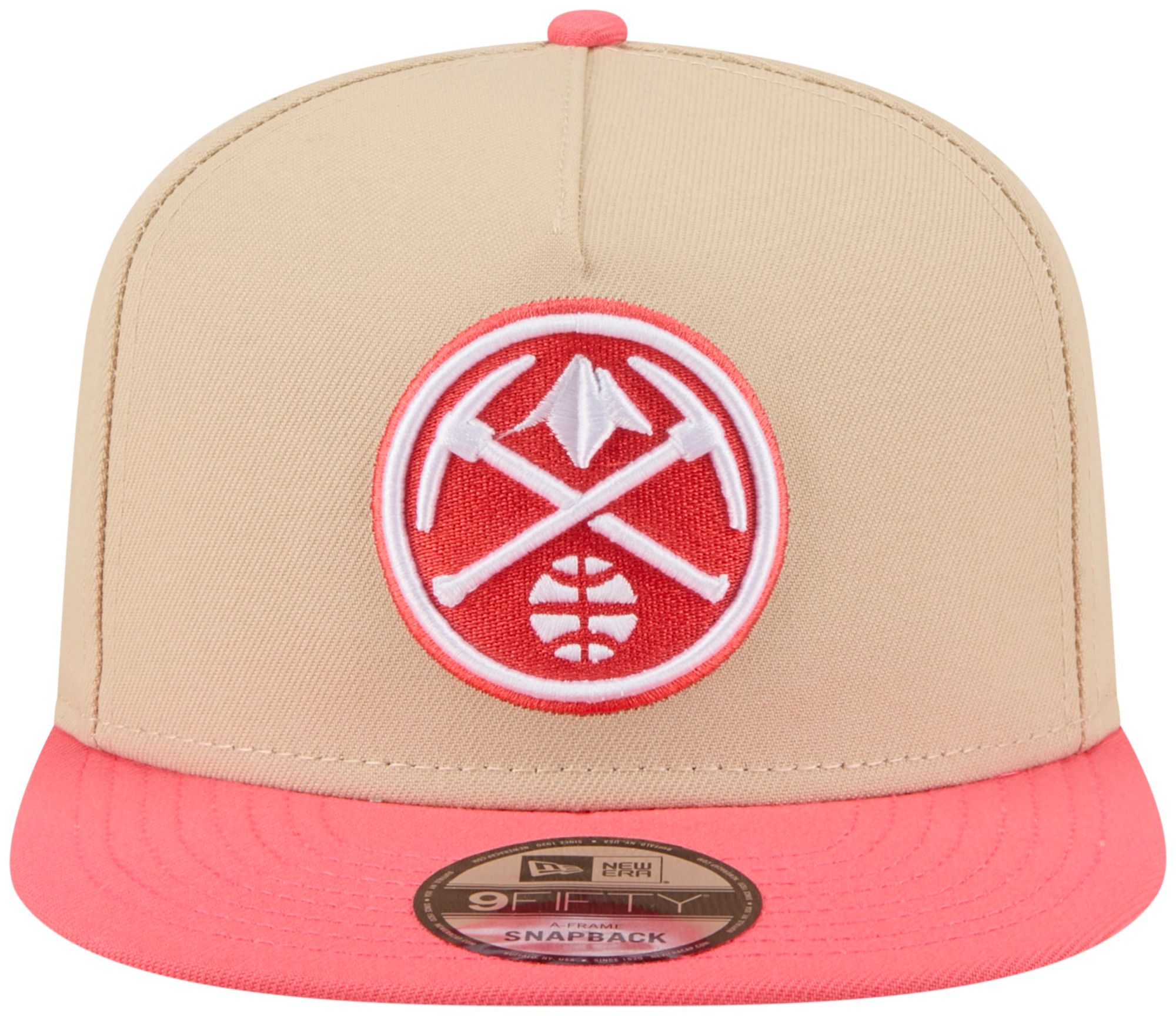 New Era Adult Denver Nuggets Pink and Tan Color Pack 2-Tone 9FIFTY Adjustable Hat product image
