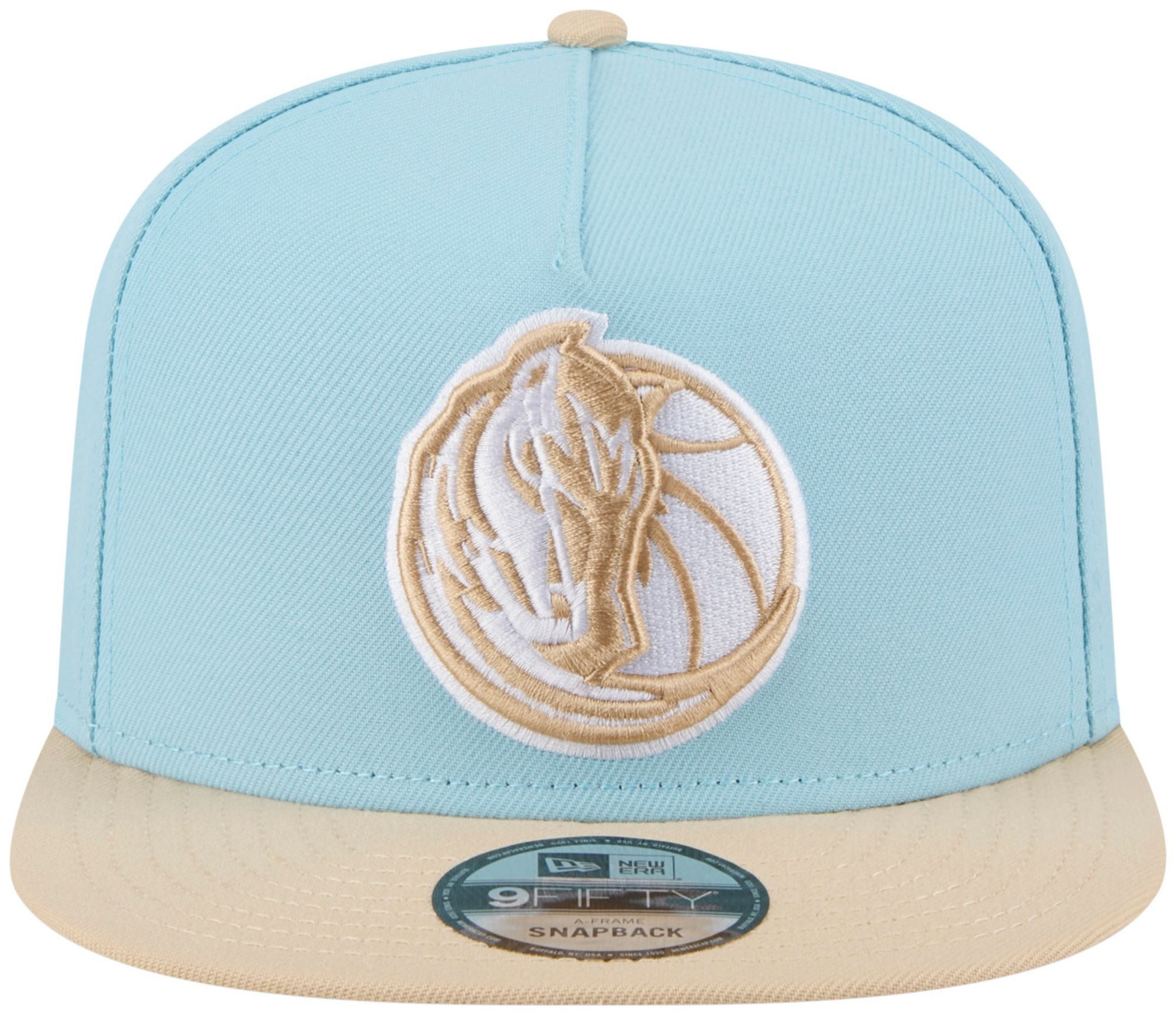 New Era Adult Dallas Mavericks Blue Two Tone 9Fifty A-Frame Adjustable Hat product image