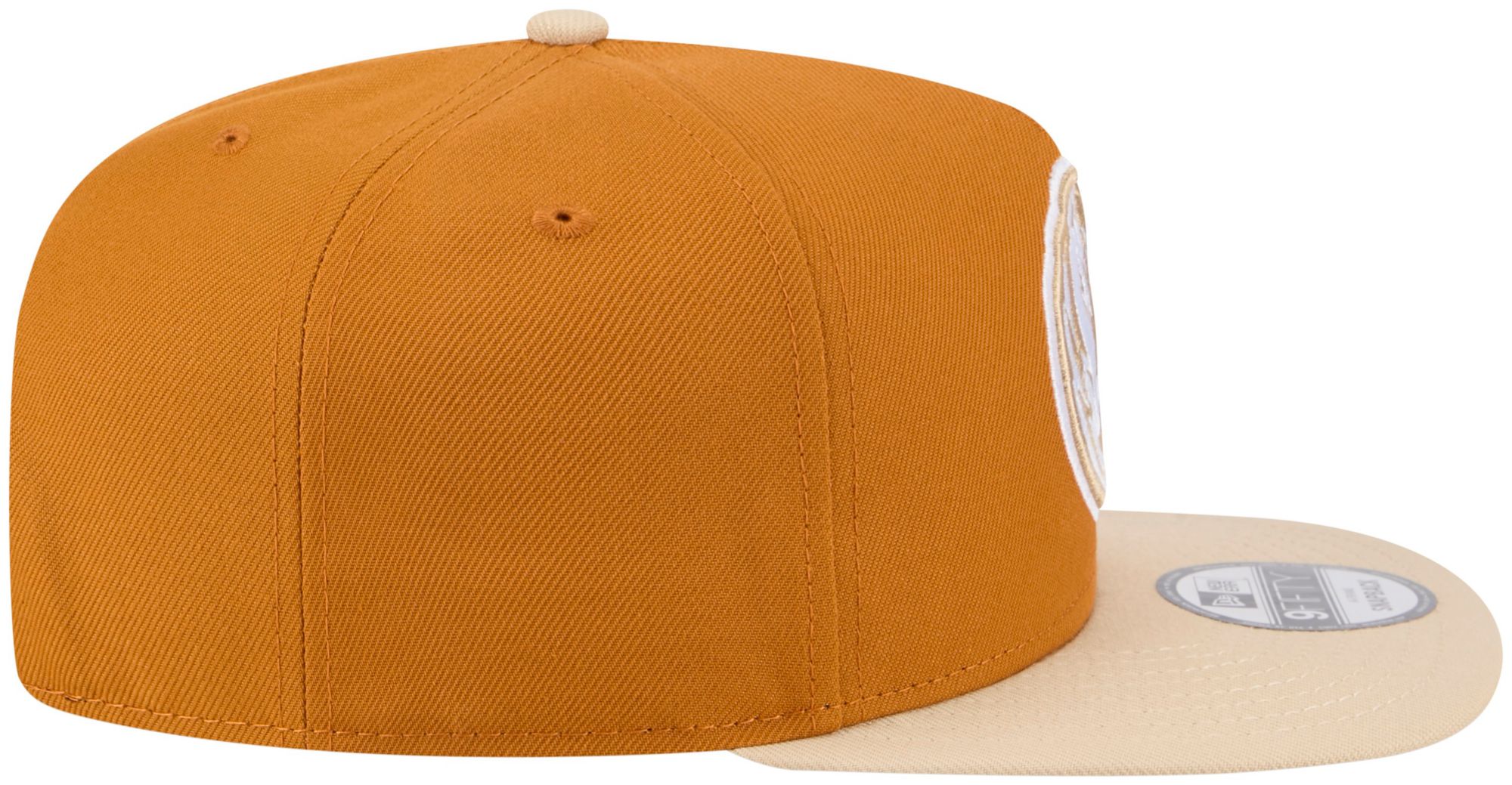 New Era Adult Dallas Mavericks Brown Two Tone 9Fifty A-Frame Adjustable Hat product image