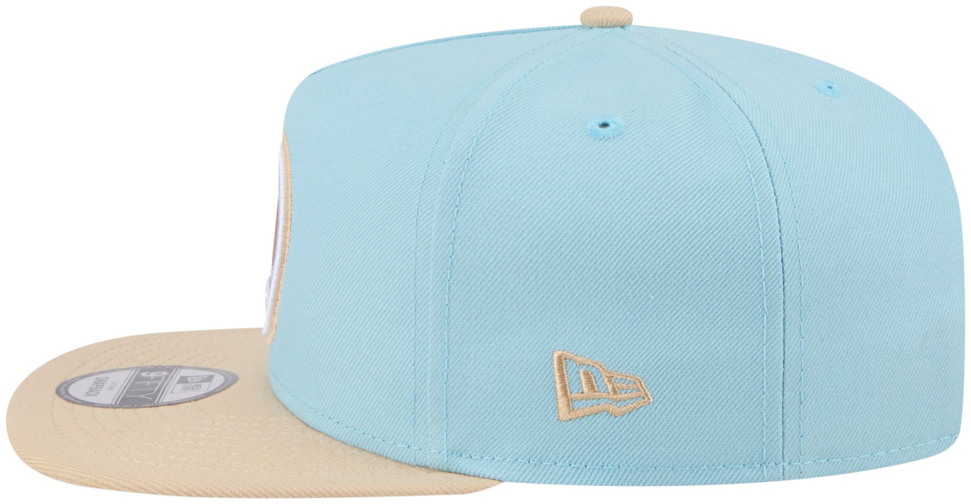 New Era Adult Golden State Warriors Blue Two Tone 9Fifty A-Frame Adjustable Hat product image