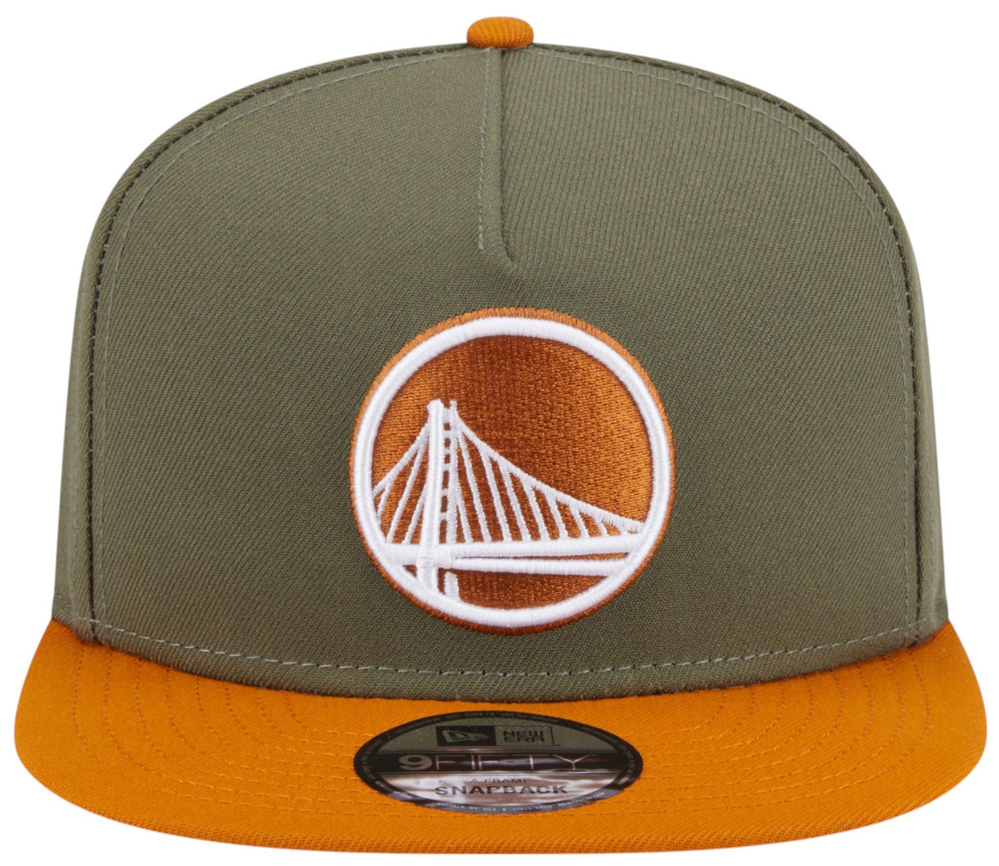 New Era Adult Golden State Warriors Green Two Tone 9Fifty A-Frame Adjustable Hat product image