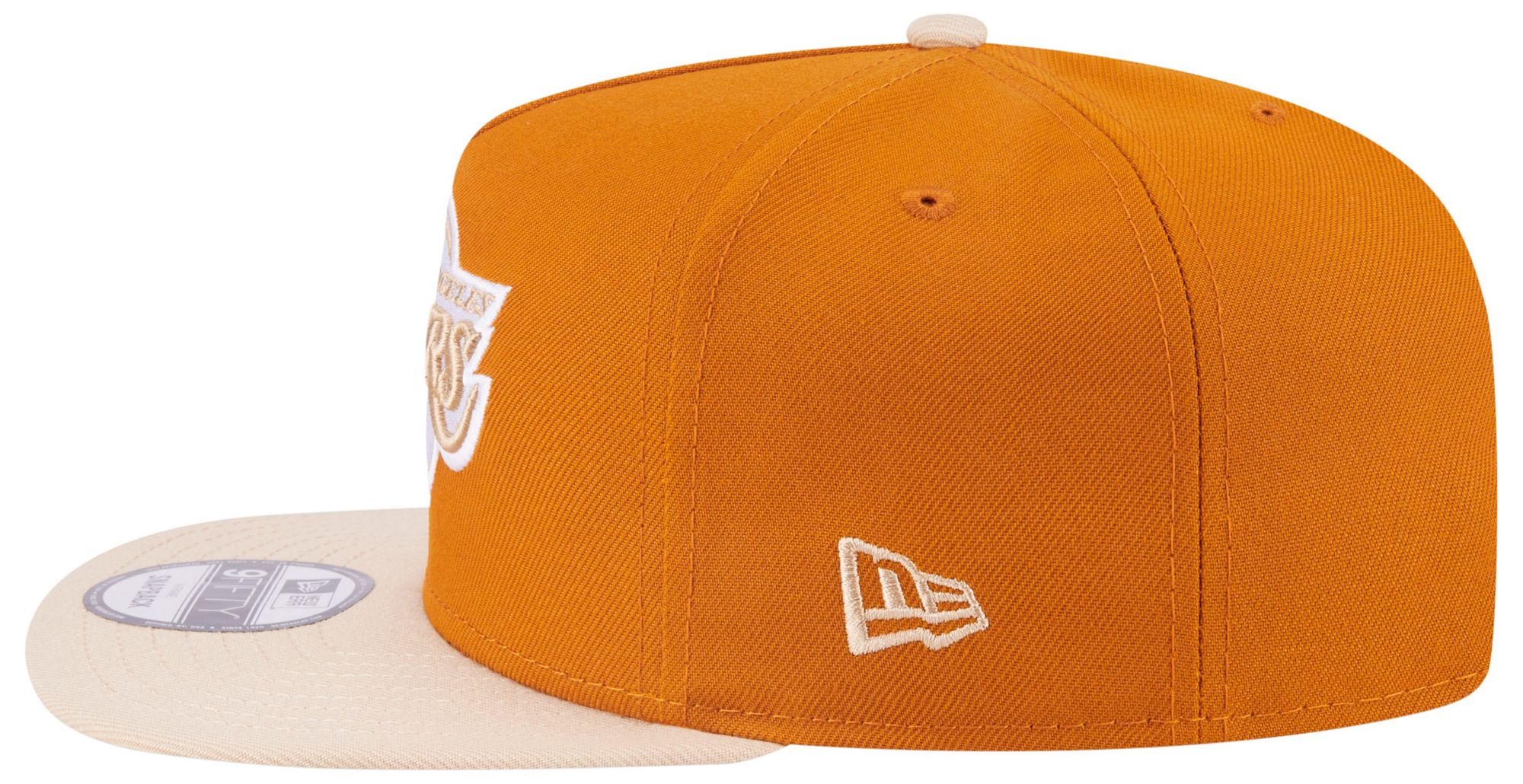 New Era Adult Los Angeles Lakers Brown Two Tone 9Fifty A-Frame Adjustable Hat product image