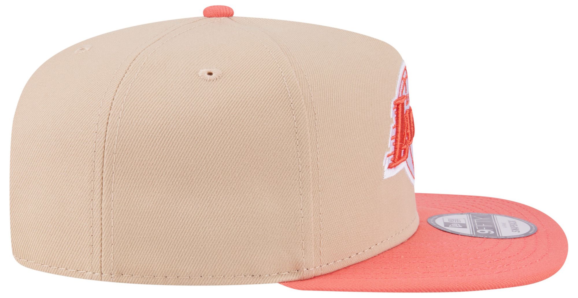 New Era Adult Los Angeles Lakers Tan Two Tone 9Fifty A-Frame Adjustable Hat product image