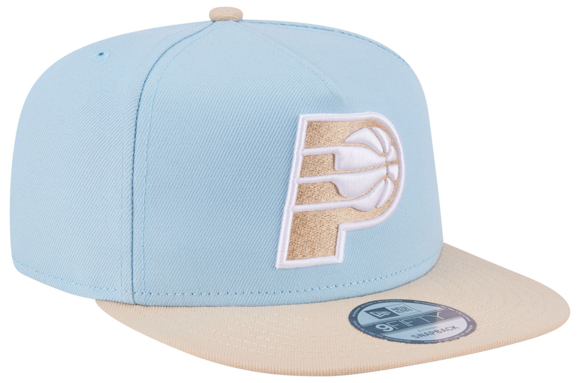 New Era Adult Indiana Pacers Blue Two Tone 9Fifty A-Frame Adjustable Hat product image