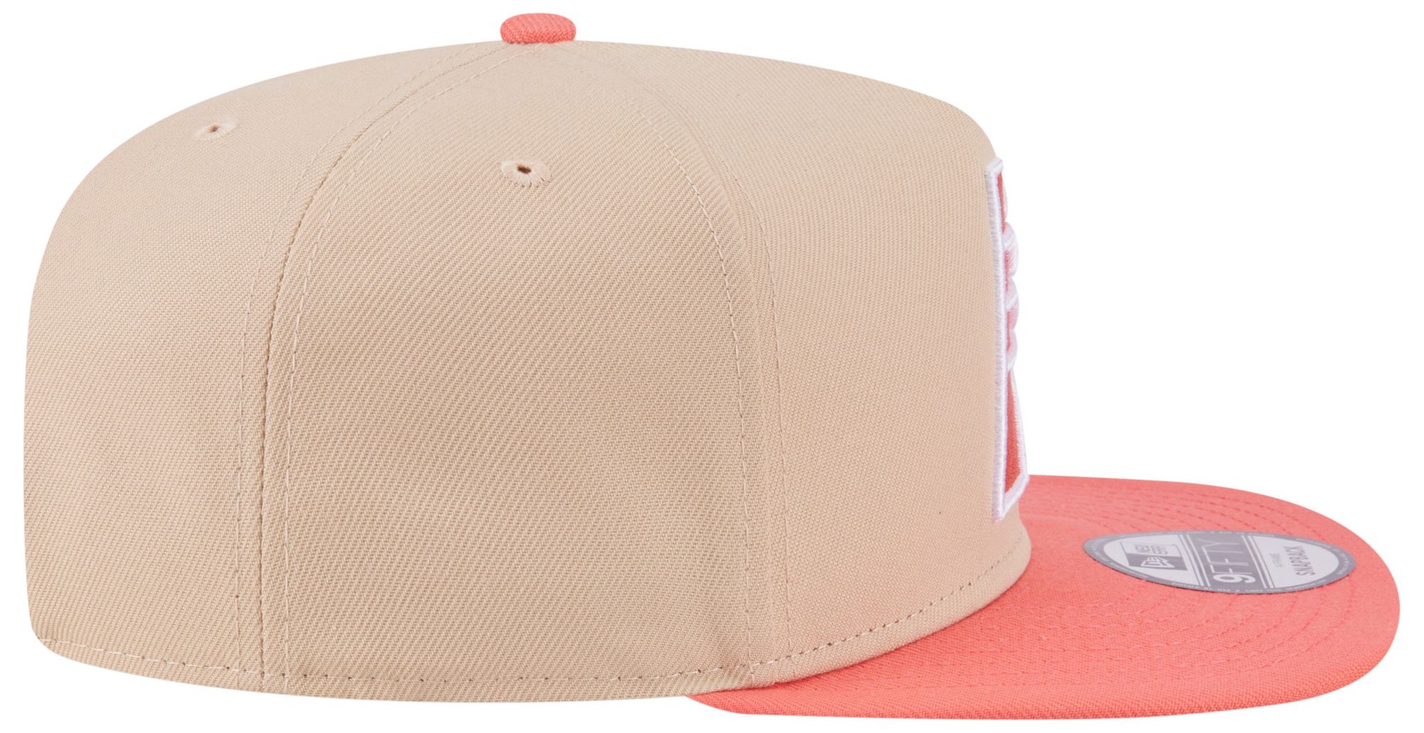 New Era Adult Indiana Pacers Tan Two Tone 9Fifty A-Frame Adjustable Hat product image