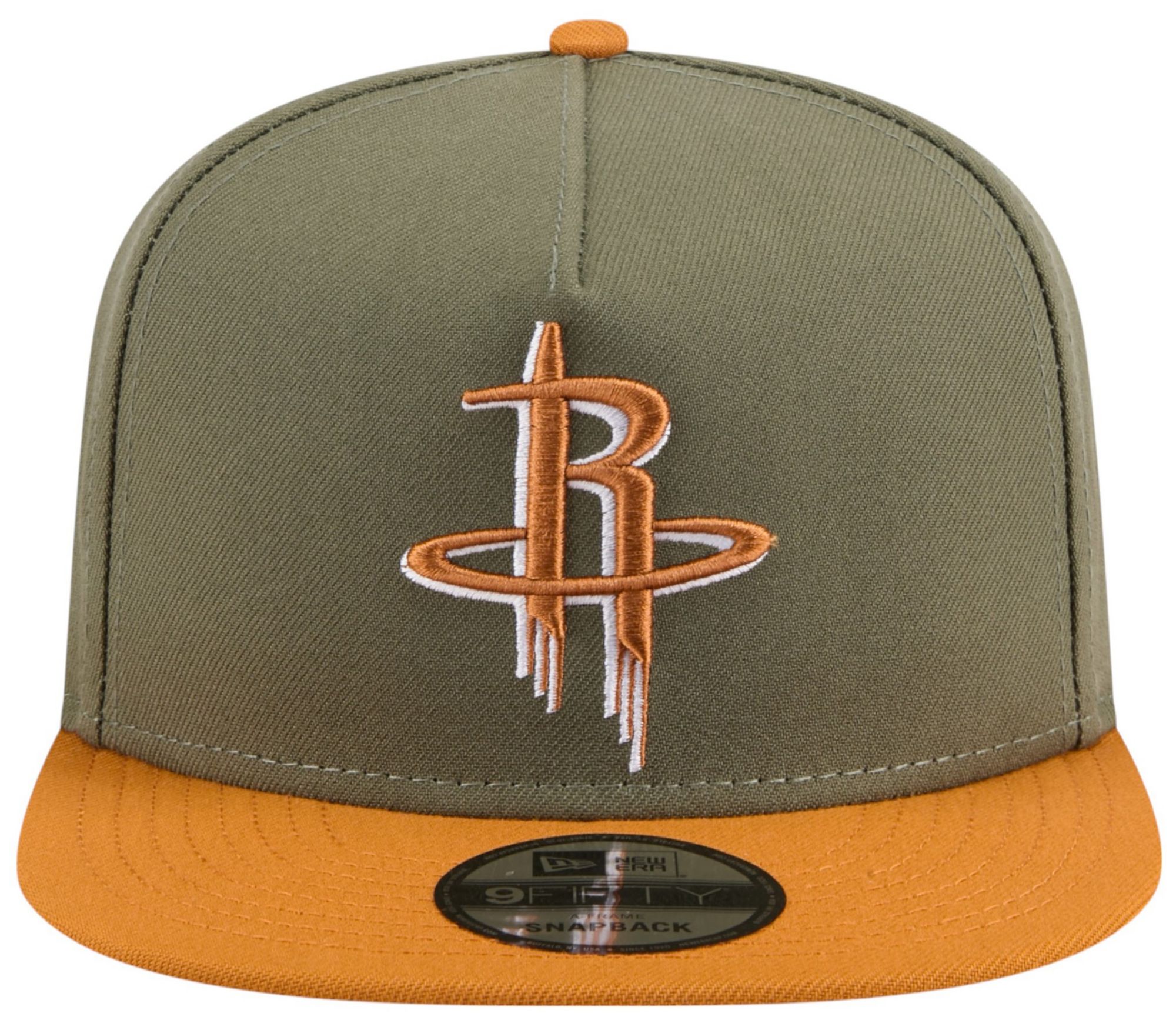 New Era Adult Houston Rockets Green Two Tone 9Fifty A-Frame Adjustable Hat product image