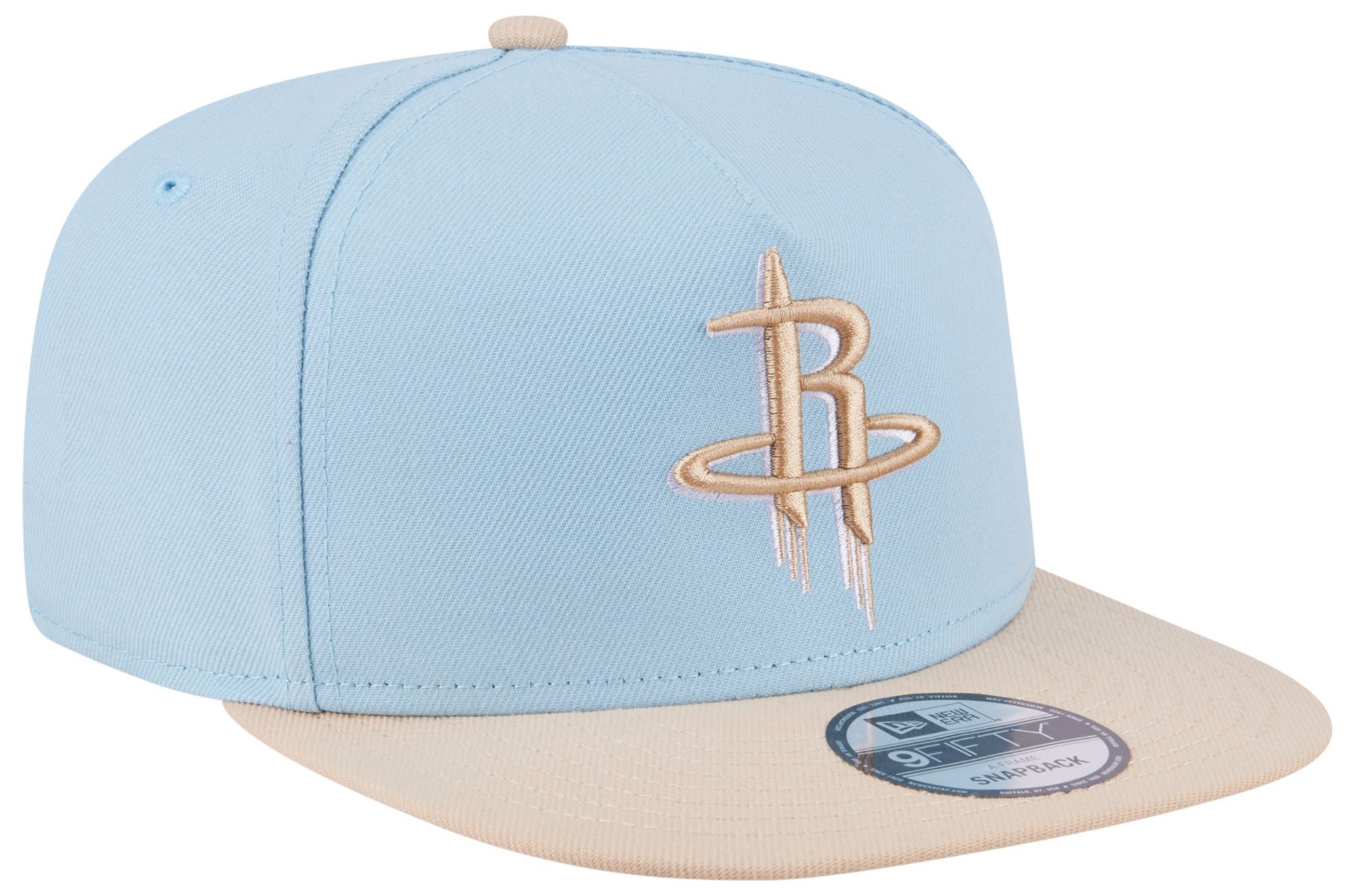 New Era Adult Houston Rockets Blue Two Tone 9Fifty A-Frame Adjustable Hat product image