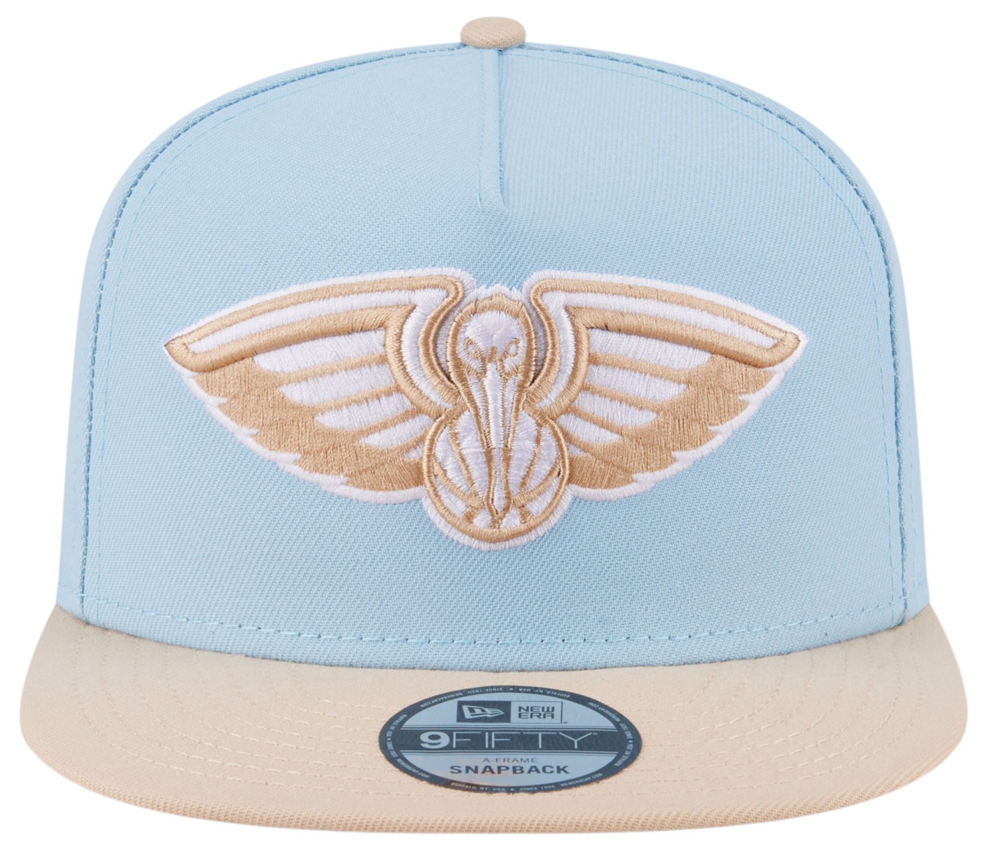 New Era Adult New Orleans Pelicans Blue Two Tone 9Fifty A-Frame Adjustable Hat product image
