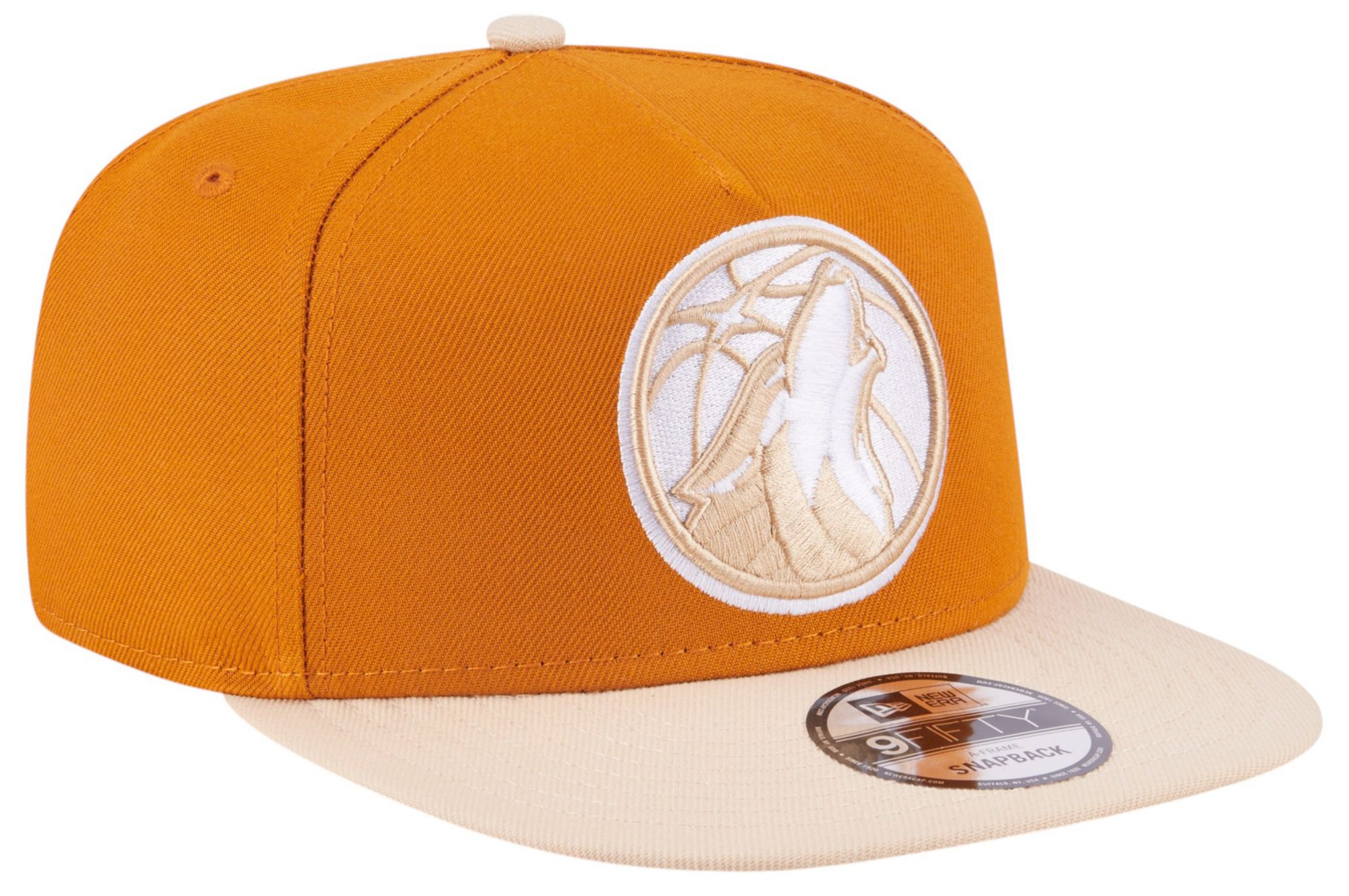 New Era Adult Minnesota Timberwolves Brown Two Tone 9Fifty A-Frame Adjustable Hat product image