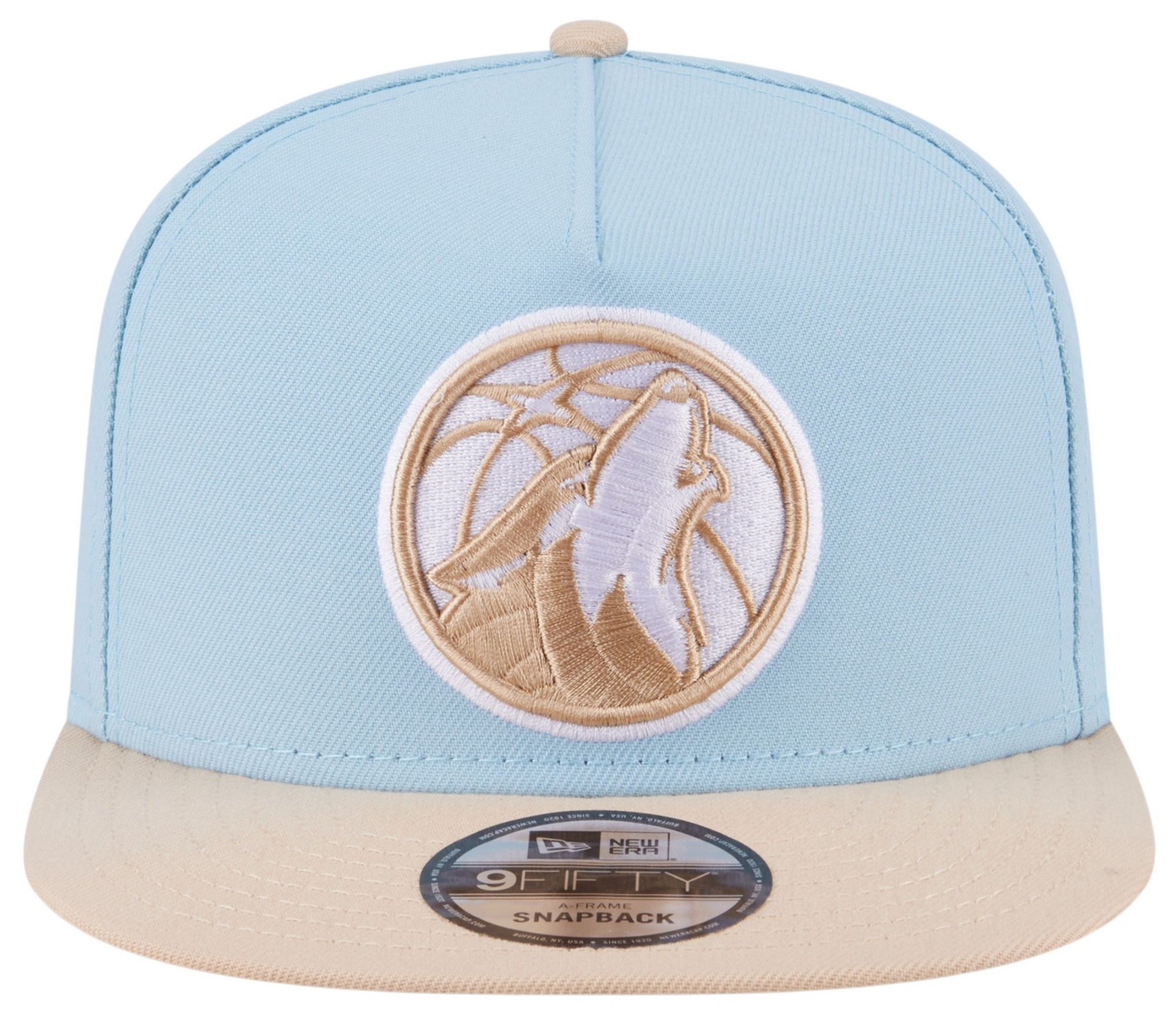 New Era Adult Minnesota Timberwolves Blue Two Tone 9Fifty A-Frame Adjustable Hat product image