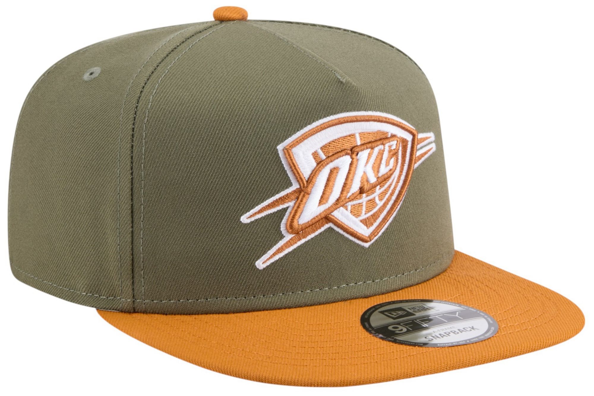 New Era Adult Oklahoma City Thunder Green Two Tone 9Fifty A-Frame Adjustable Hat product image
