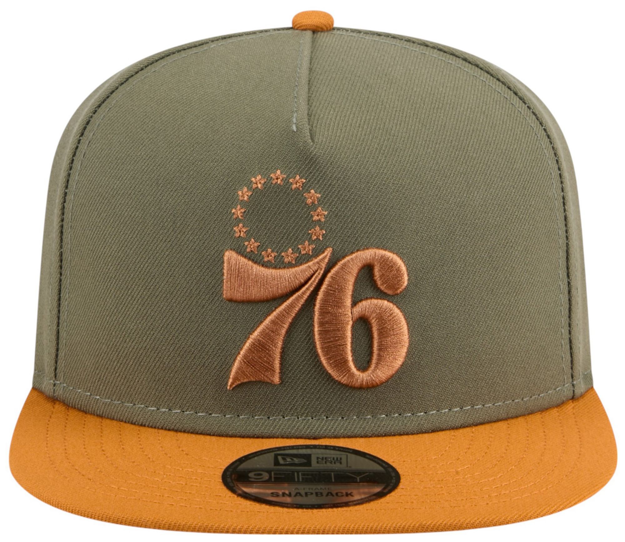 New Era Adult Philadelphia 76ers Green Two Tone 9Fifty A-Frame Adjustable Hat product image
