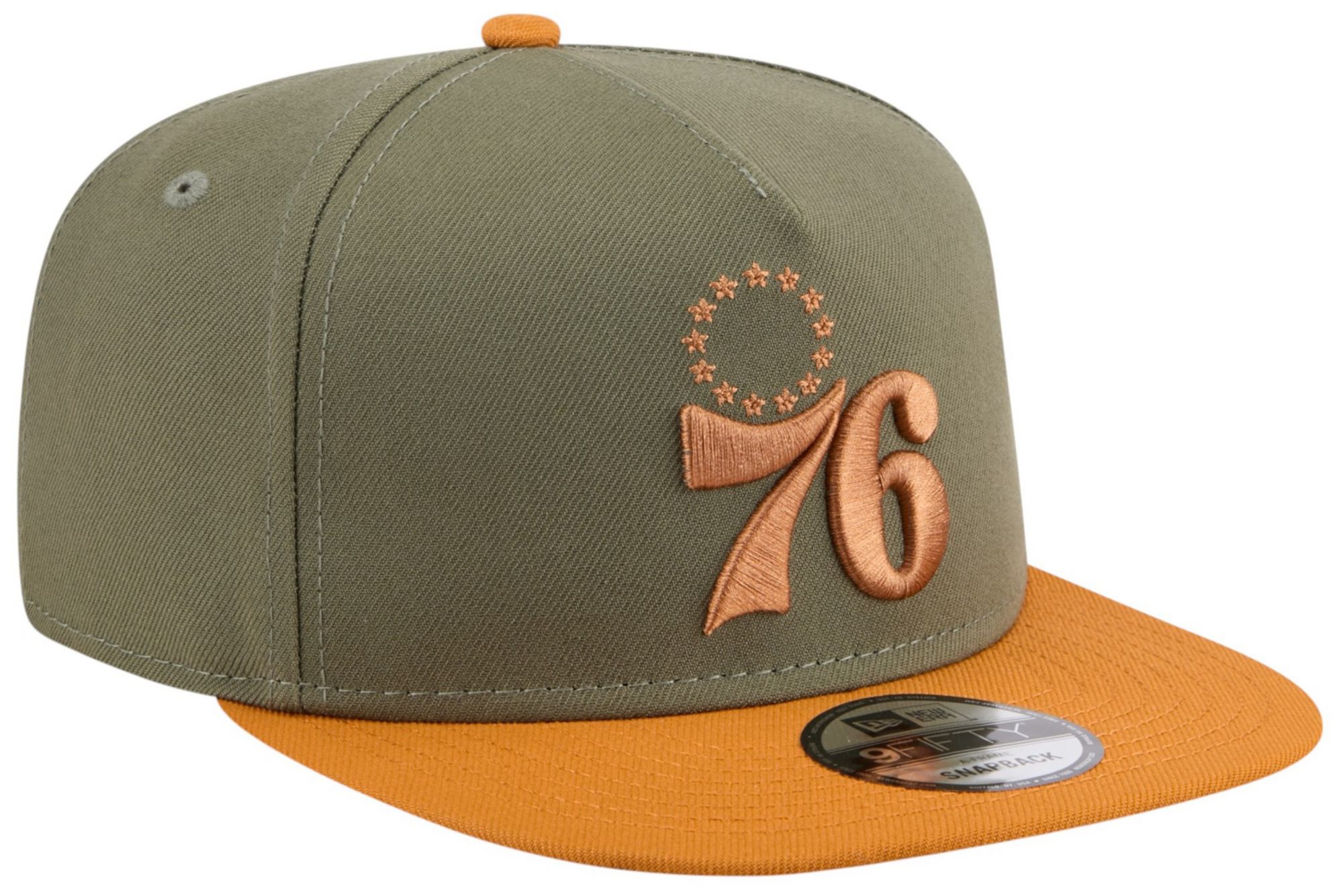 New Era Adult Philadelphia 76ers Green Two Tone 9Fifty A-Frame Adjustable Hat product image