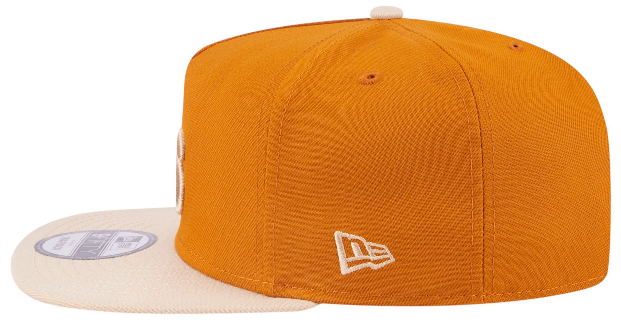 New Era Adult Philadelphia 76ers Brown Two Tone 9Fifty A-Frame Adjustable Hat product image