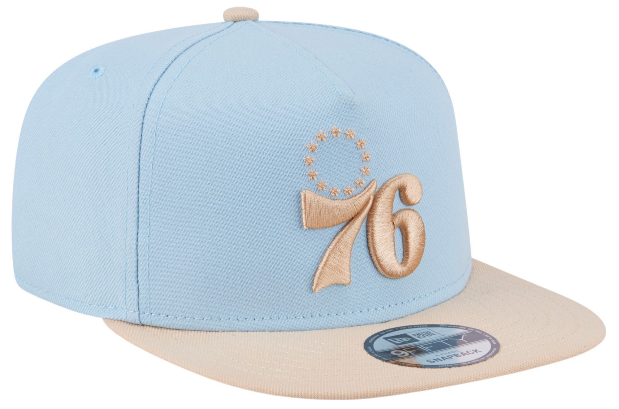 New Era Adult Philadelphia 76ers Blue Two Tone 9Fifty A-Frame Adjustable Hat product image