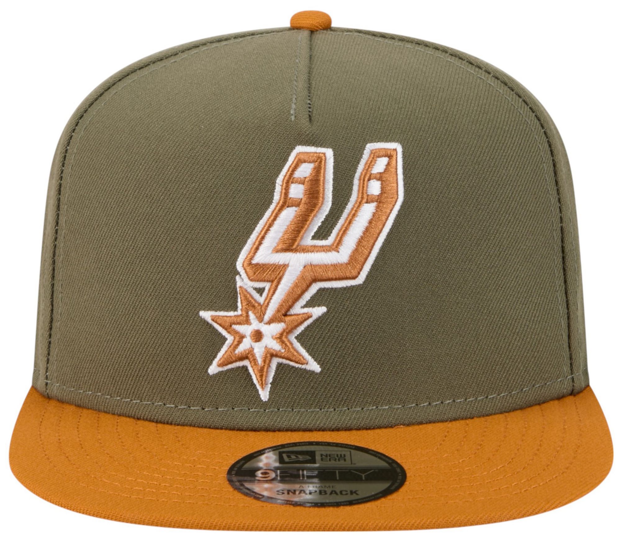 New Era Adult San Antonio Spurs Green Two Tone 9Fifty A-Frame Adjustable Hat product image