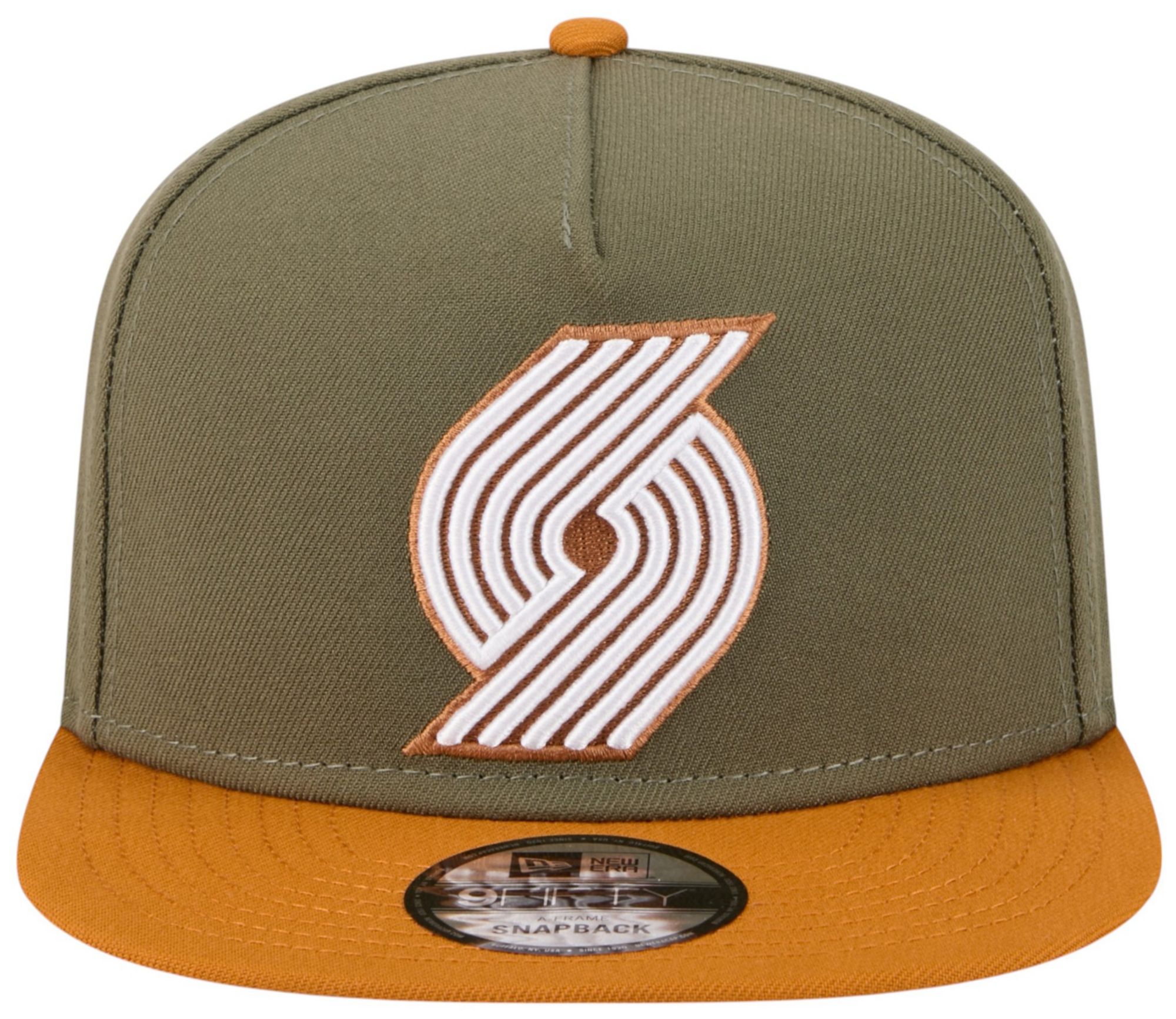 New Era Adult Portland Trail Blazers Green Two Tone 9Fifty A-Frame Adjustable Hat product image