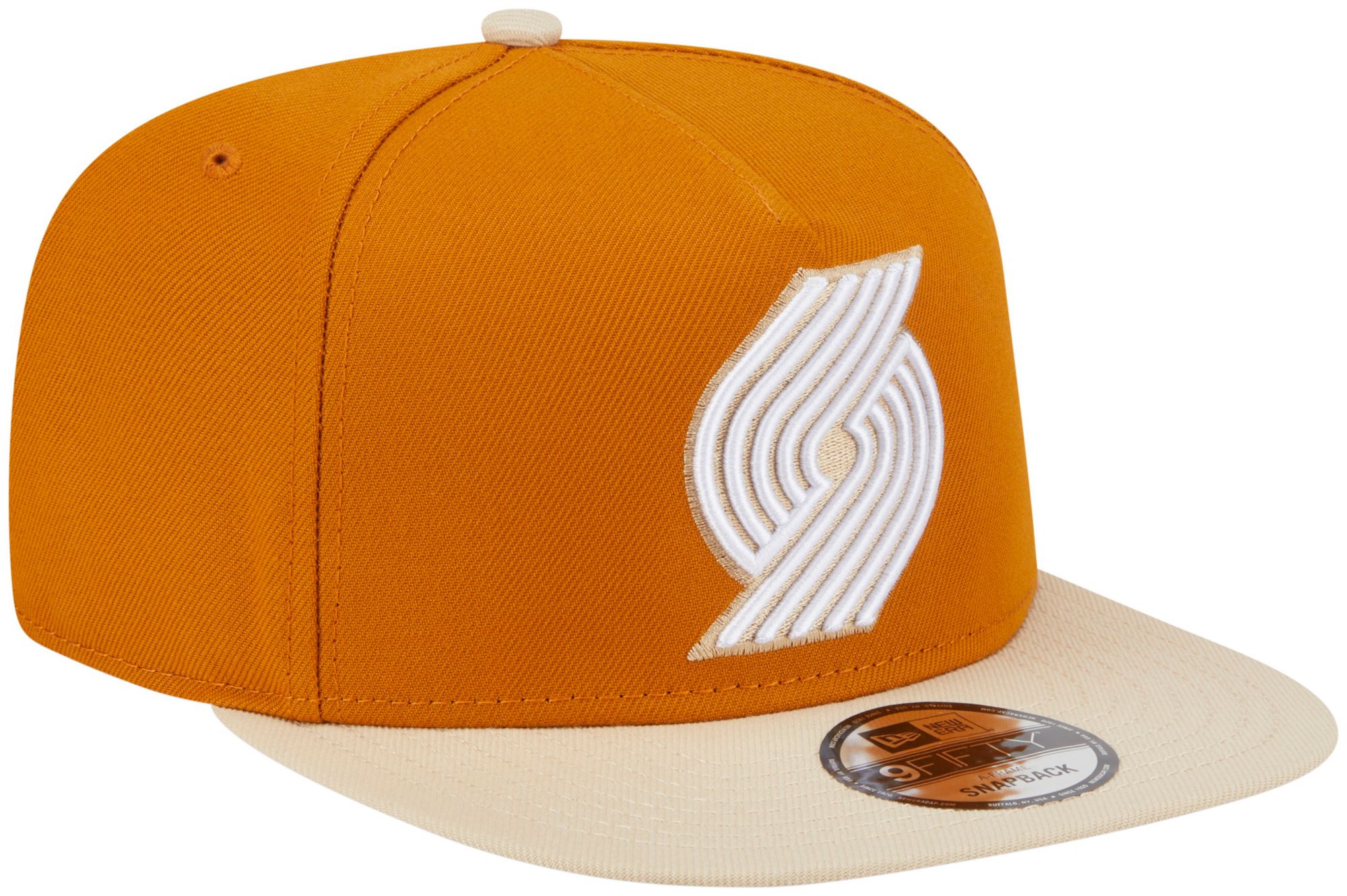 New Era Adult Portland Trail Blazers Brown Two Tone 9Fifty A-Frame Adjustable Hat product image