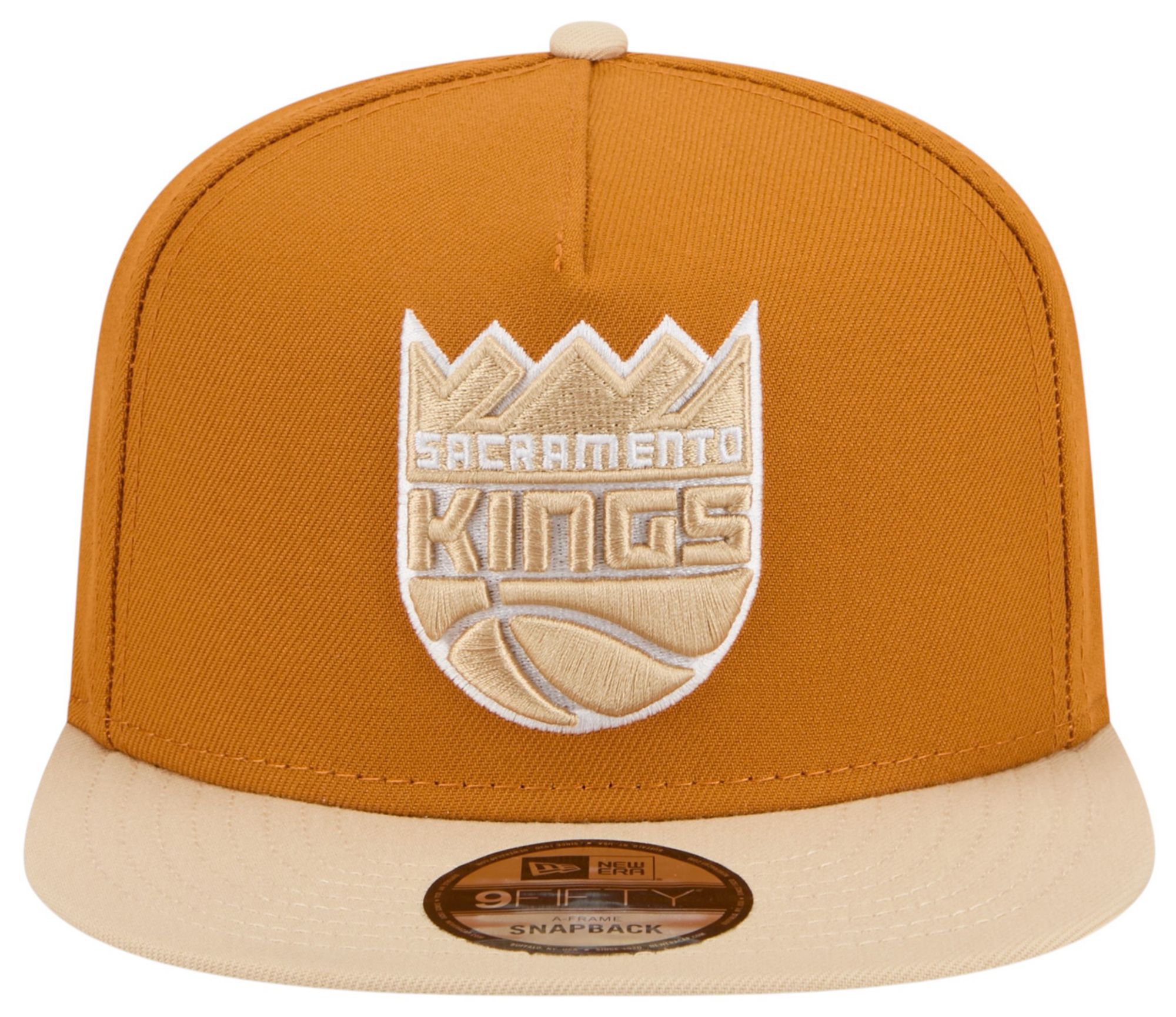 New Era Adult Sacramento Kings Brown Two Tone 9Fifty A-Frame Adjustable Hat product image