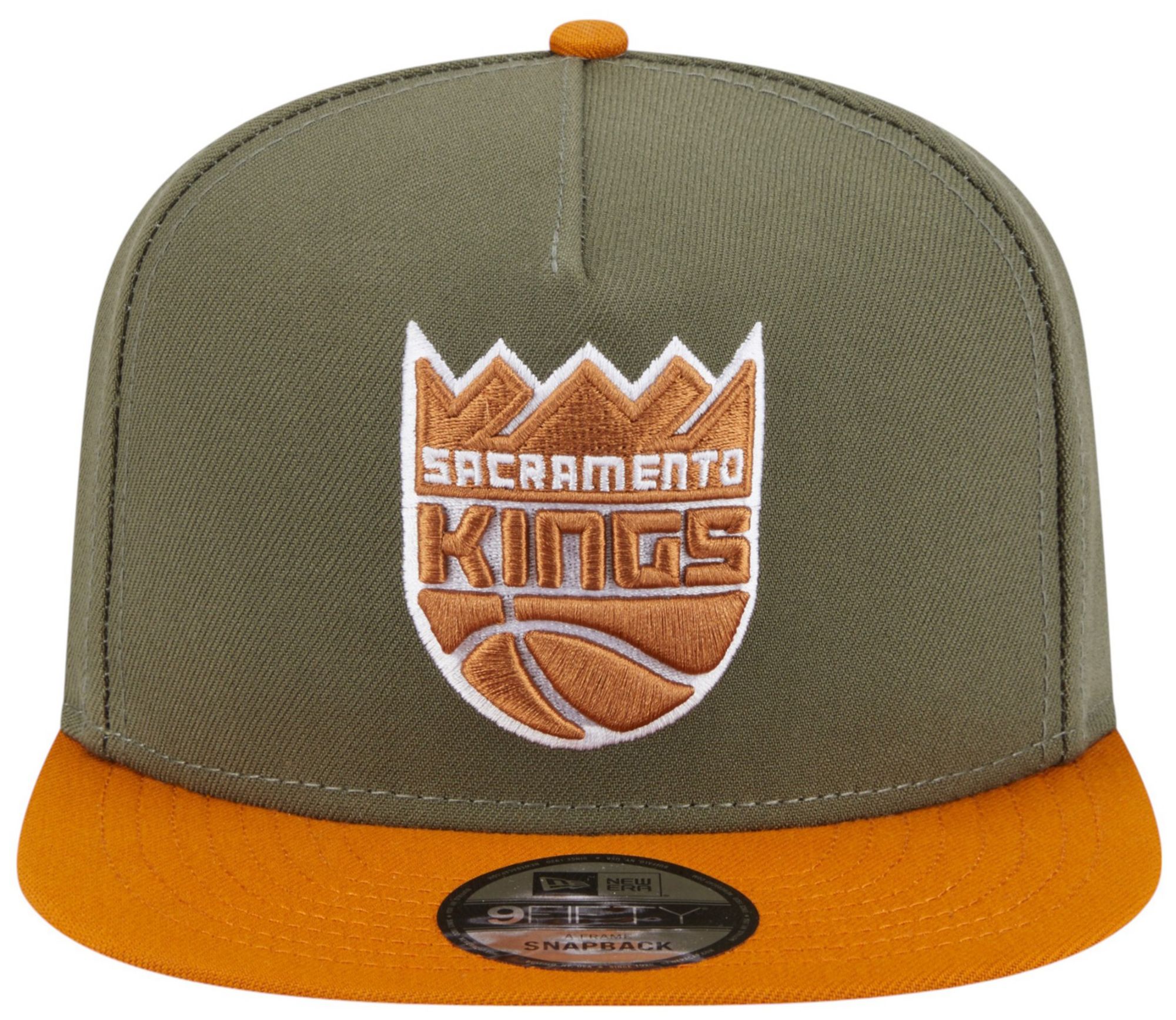 New Era Adult Sacramento Kings Green Two Tone 9Fifty A-Frame Adjustable Hat product image