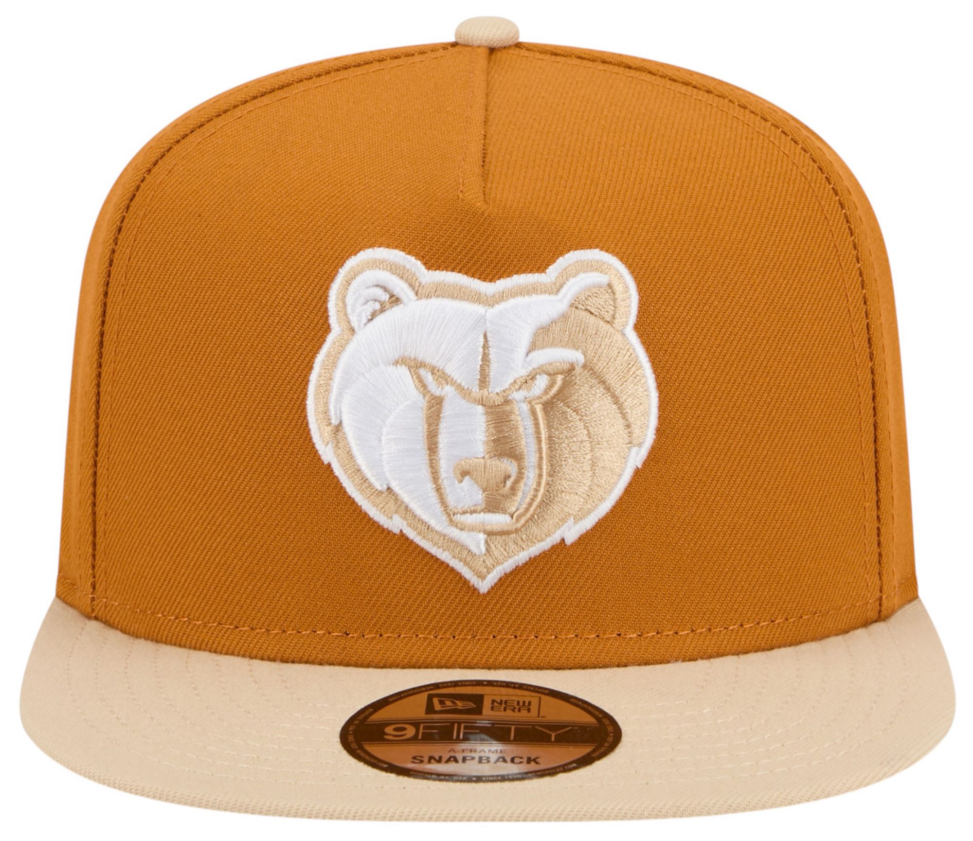 New Era Adult Memphis Grizzlies Brown Two Tone 9Fifty A-Frame Adjustable Hat product image