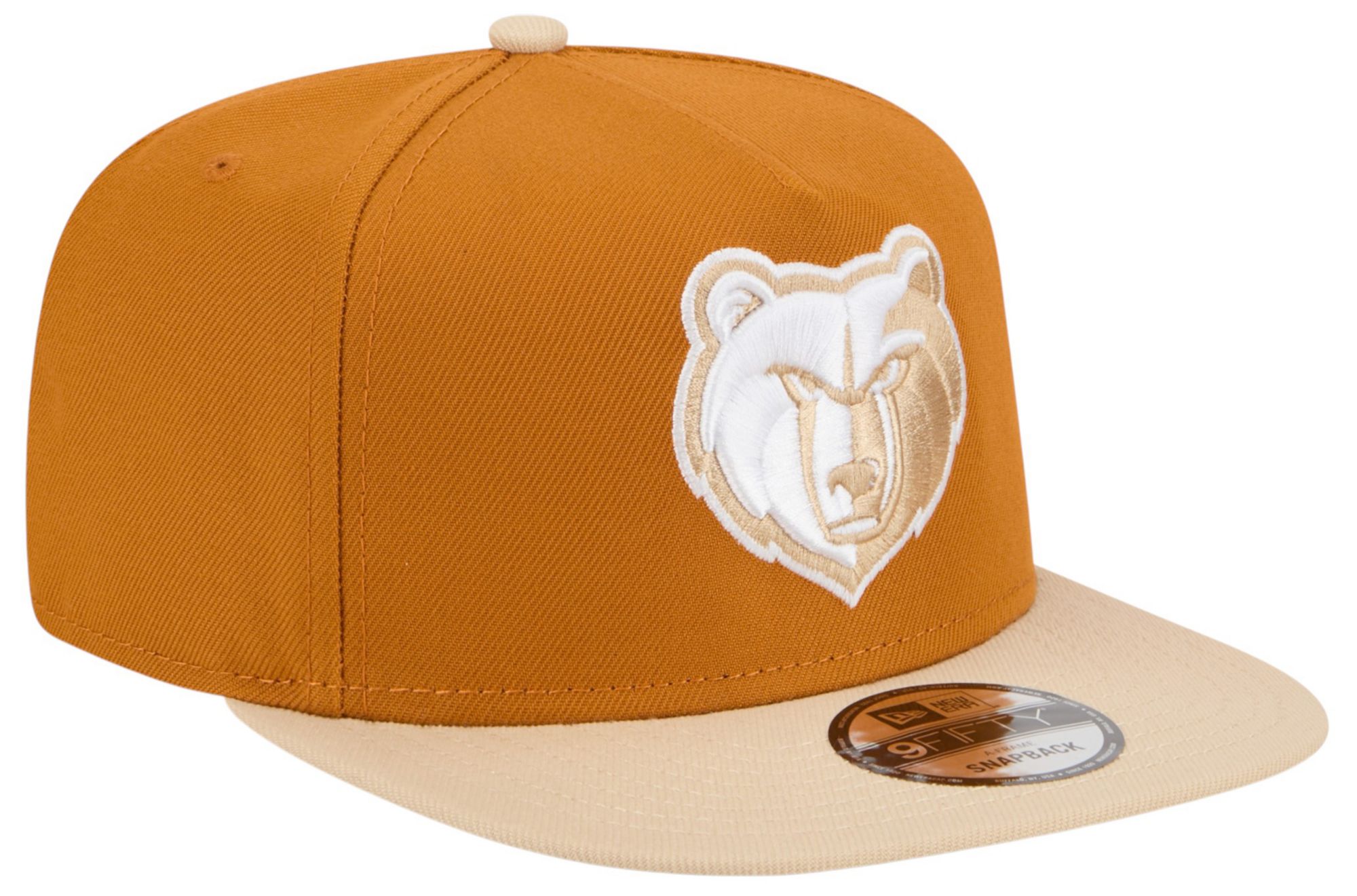 New Era Adult Memphis Grizzlies Brown Two Tone 9Fifty A-Frame Adjustable Hat product image