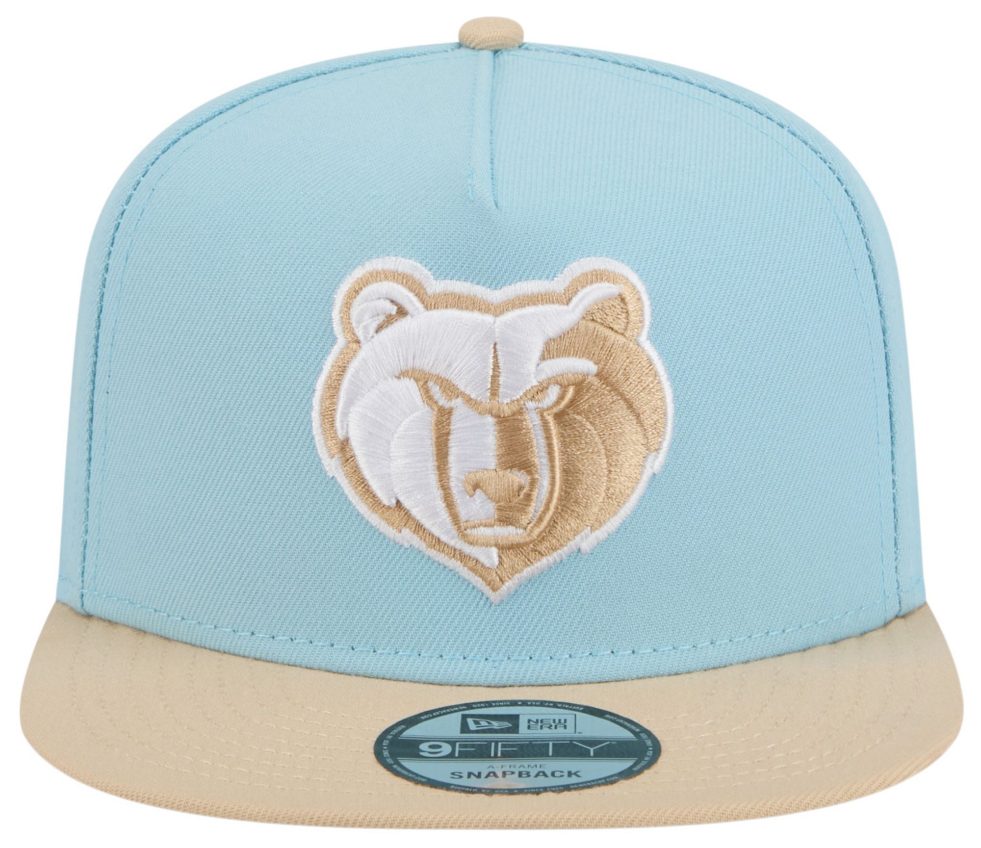 New Era Adult Memphis Grizzlies Blue Two Tone 9Fifty A-Frame Adjustable Hat product image